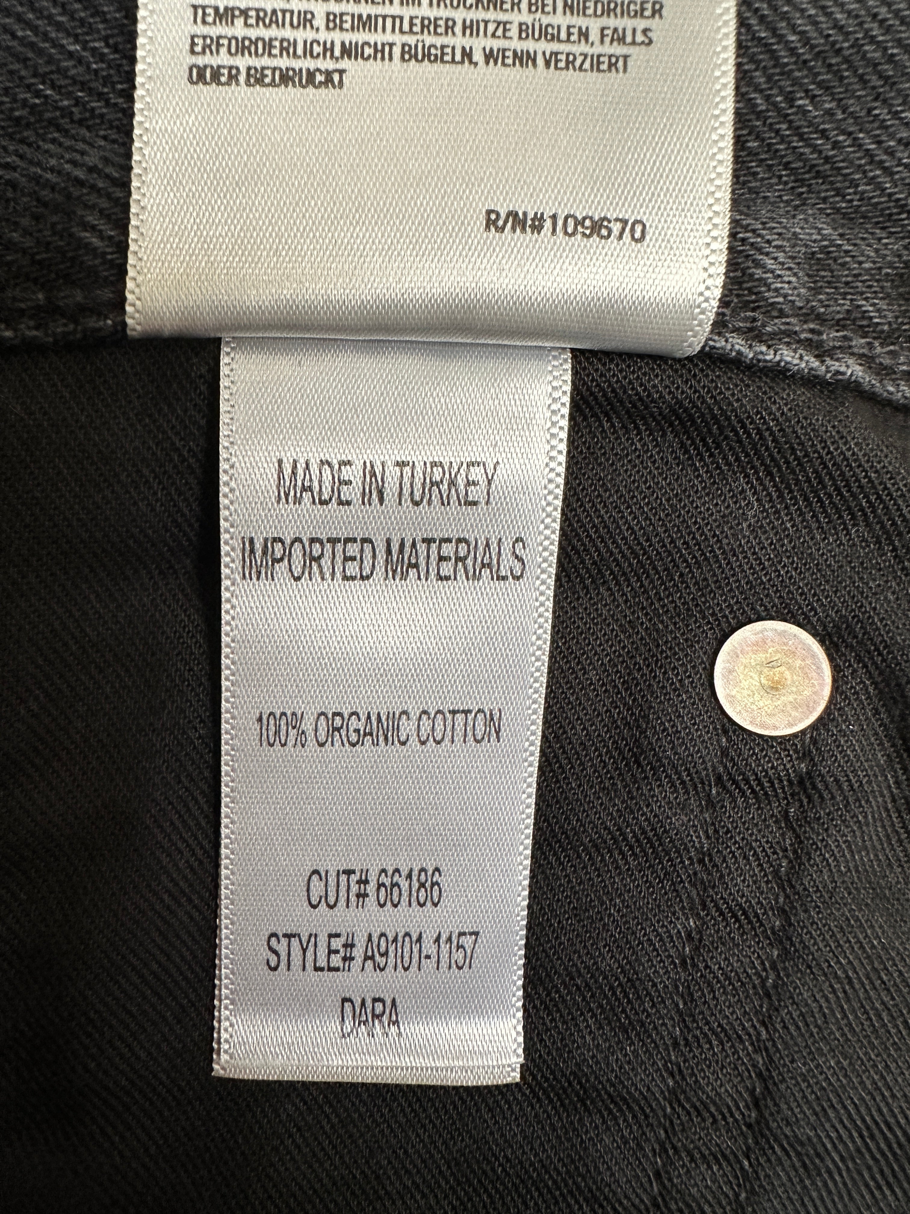 Agolde Dara black jean - size 27