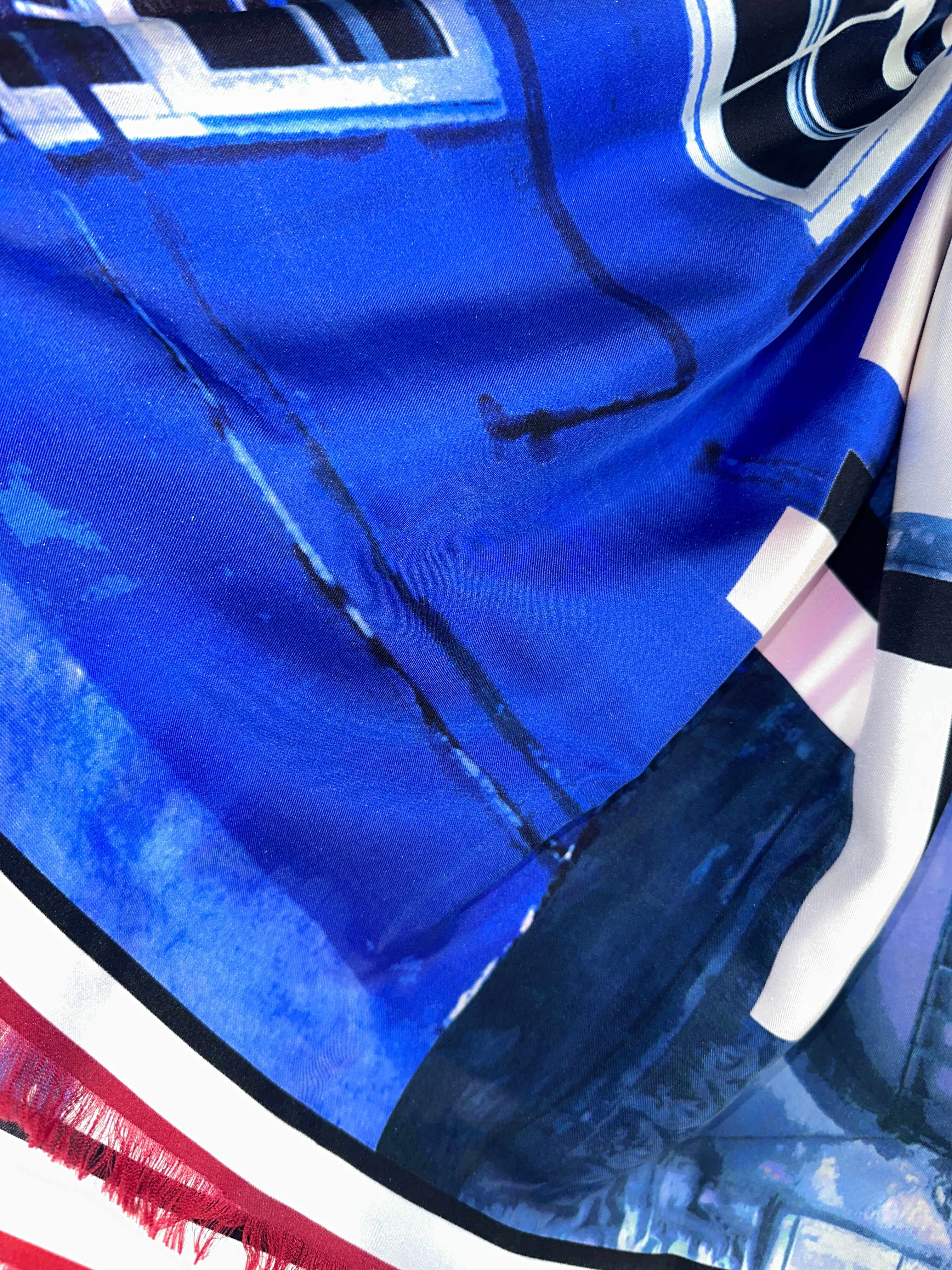 Chanel cuba 17C silk scarf