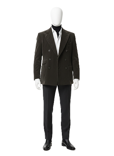 Dolce & Gabbana corduroy double-breasted blazer - size L