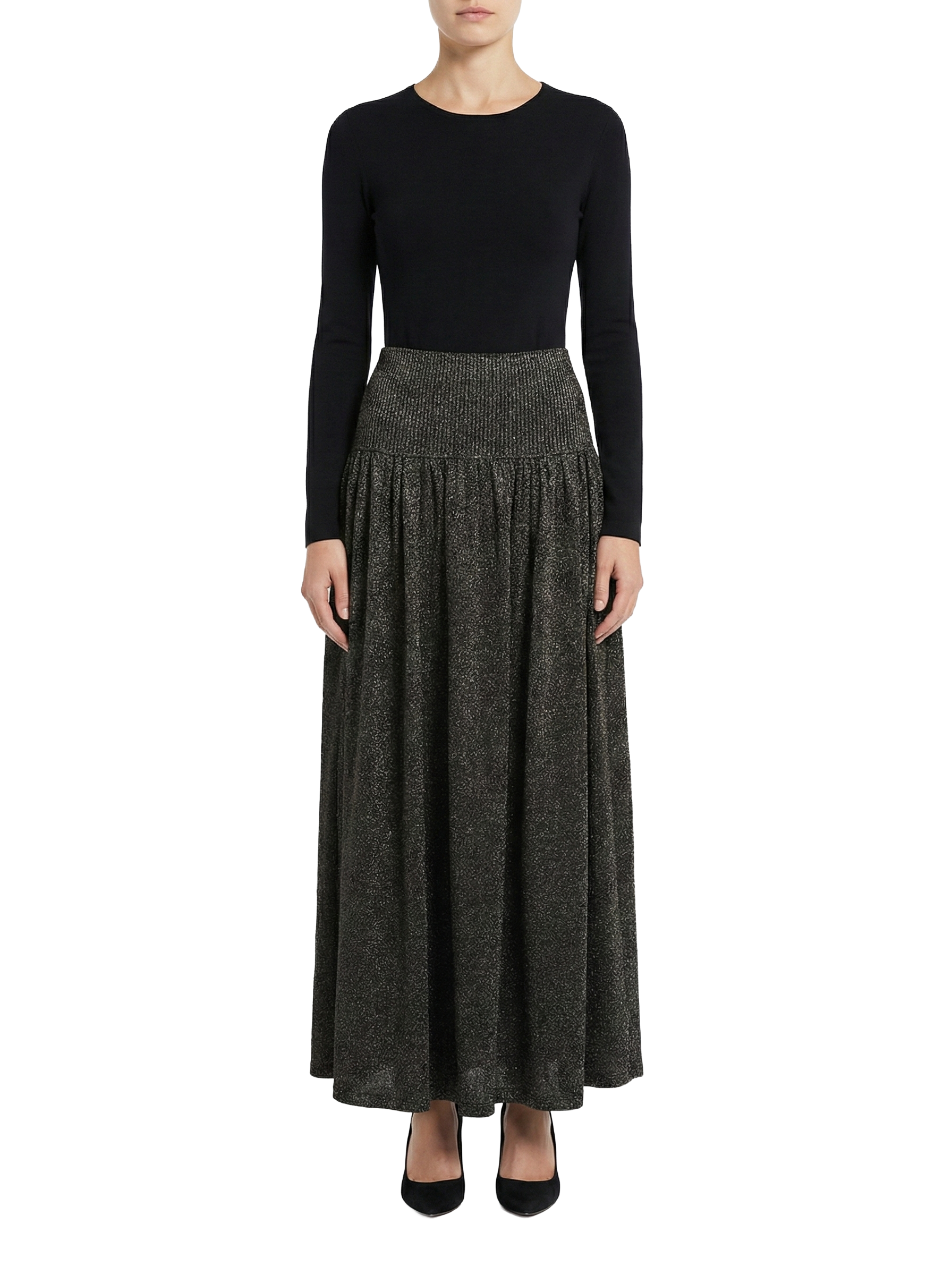 Zimmermann crush metallic skirt - size T3