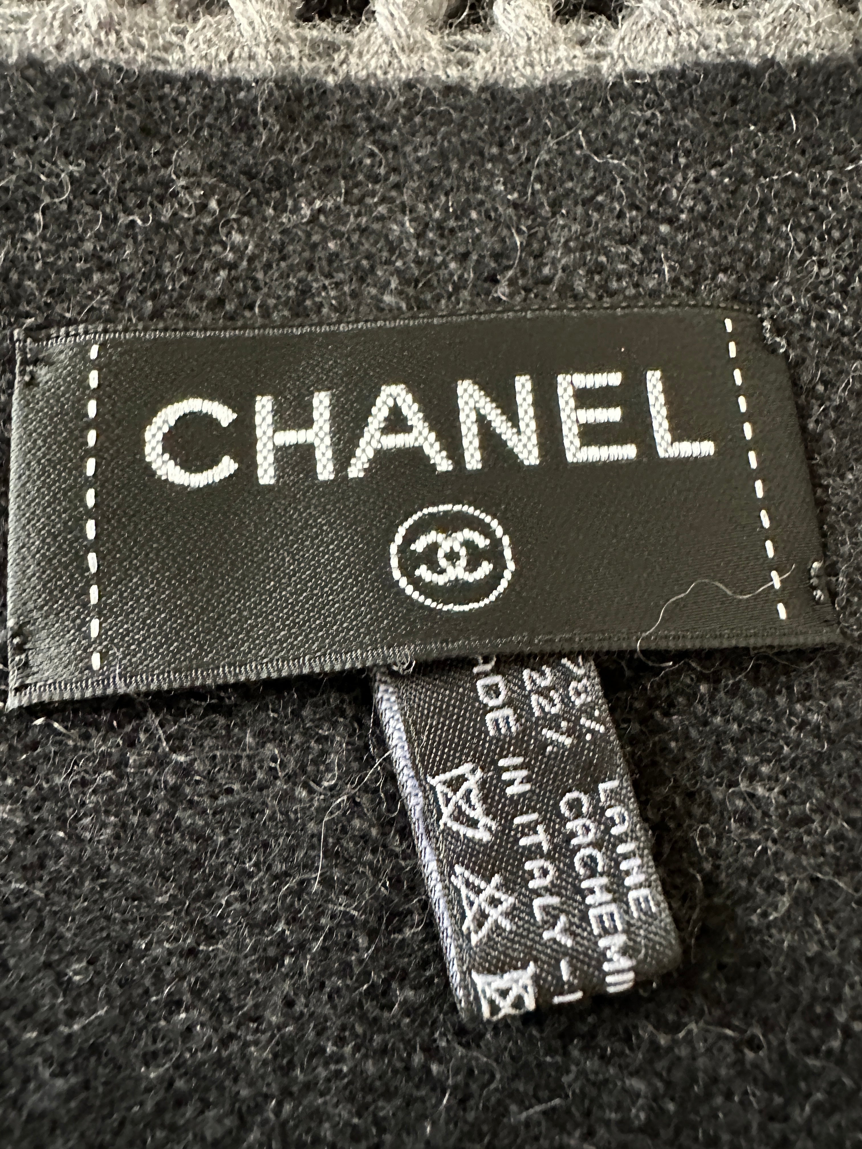 Chanel wool and cashmere blanket 200x150