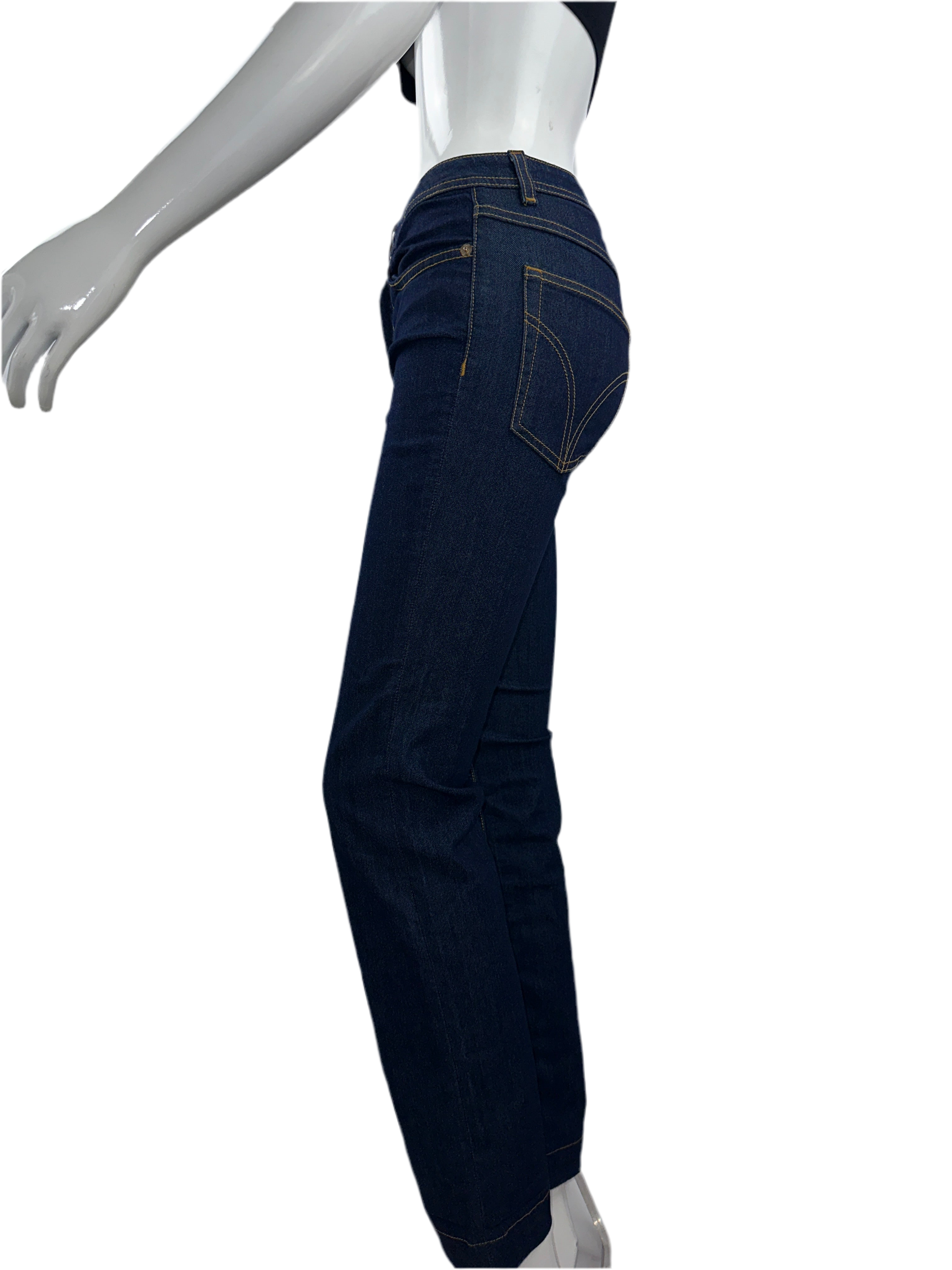 Dolce & Gabbana denim pants with brown thread - size 34