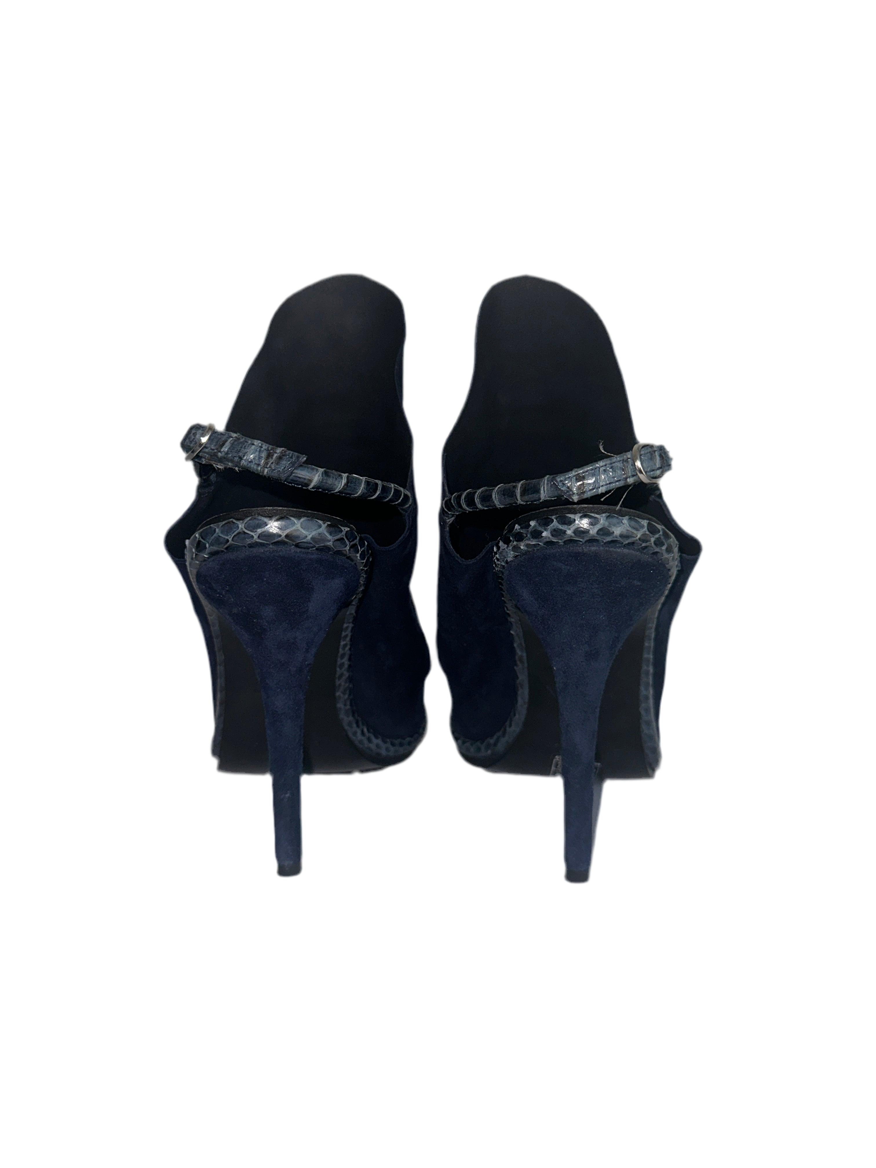Balenciaga blue heels - size 37