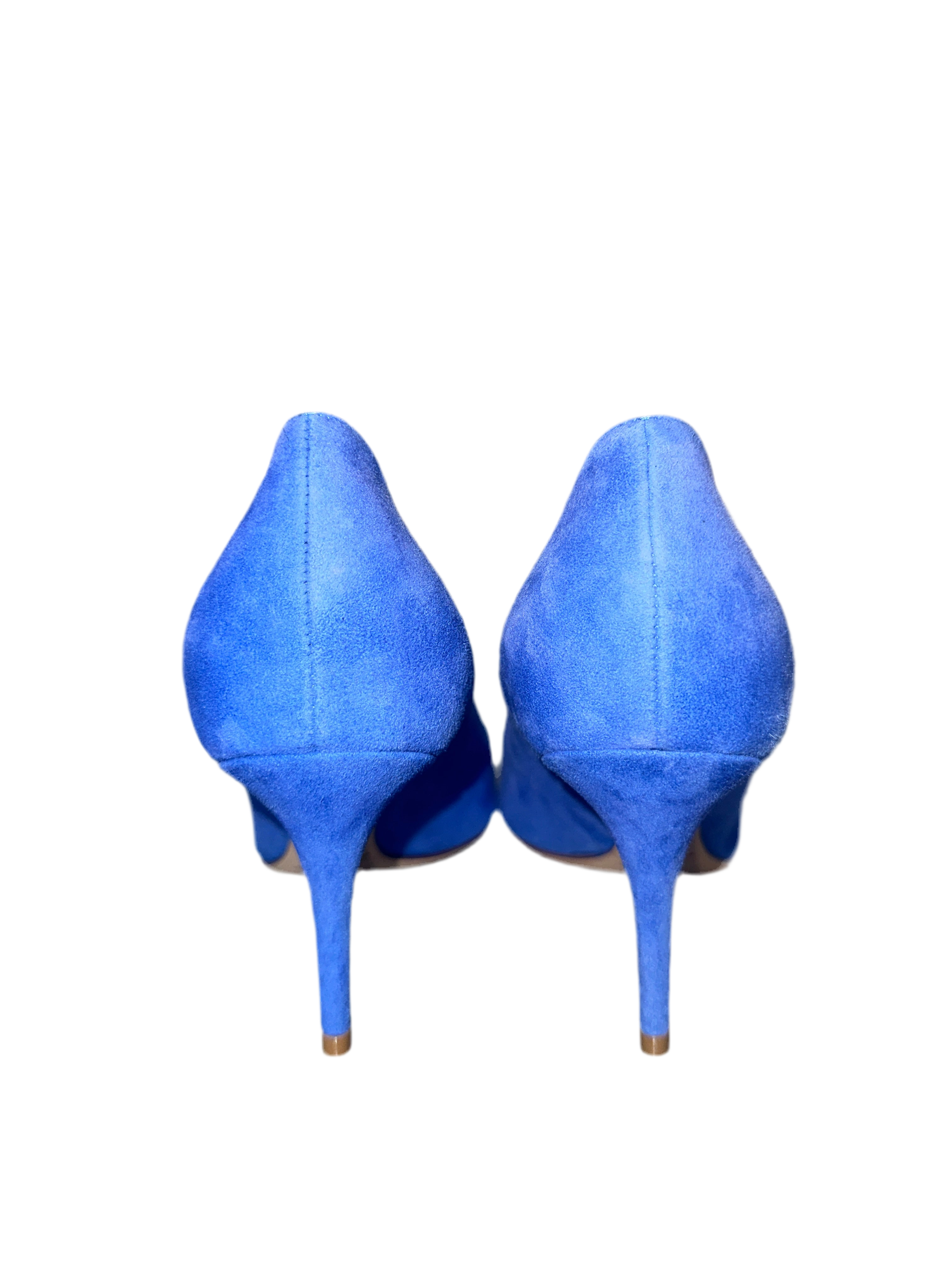 Blue velvet-effect Dior cherie pumps - size 36