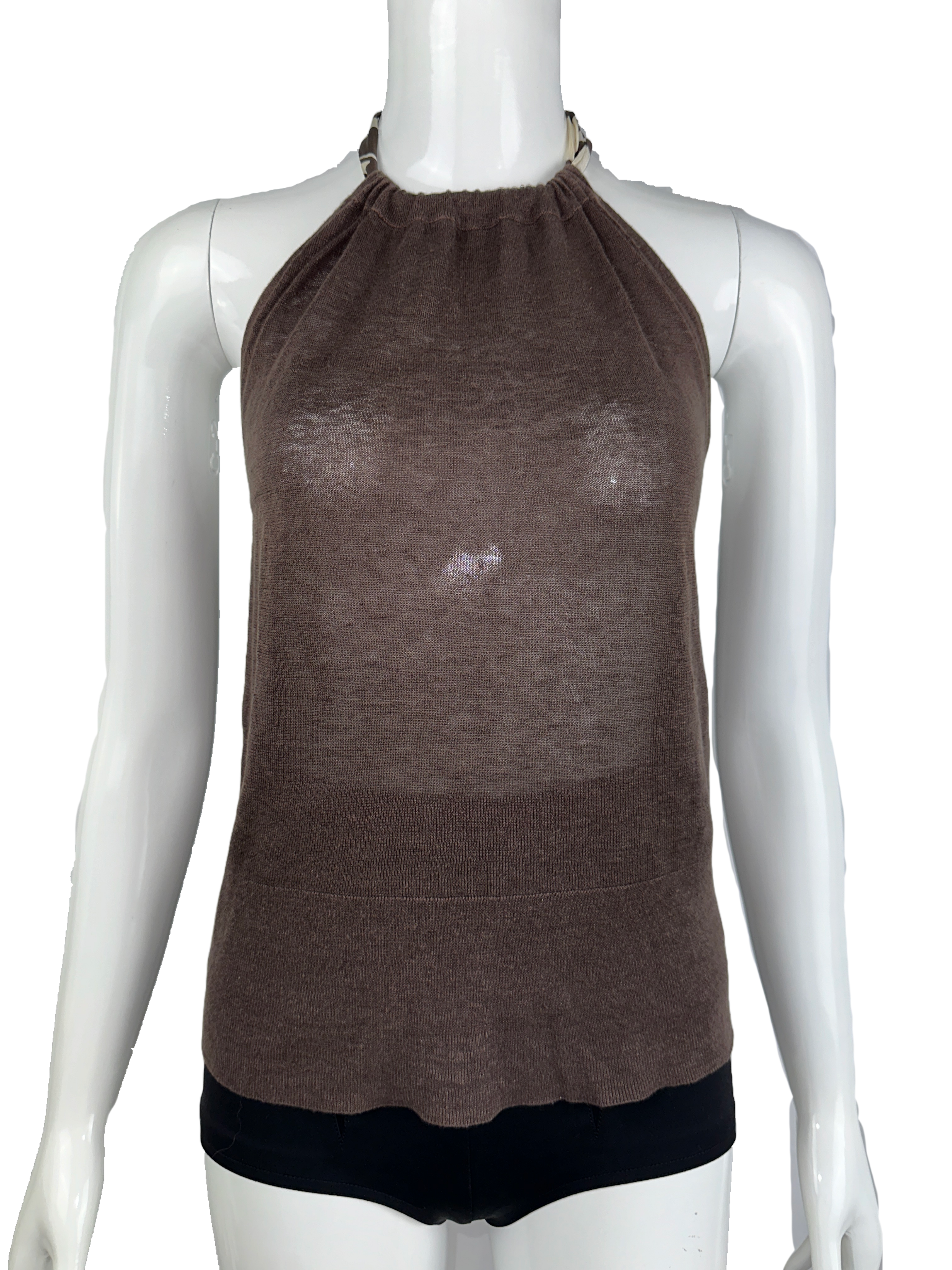 Hugo Boss brown halter top - size 34