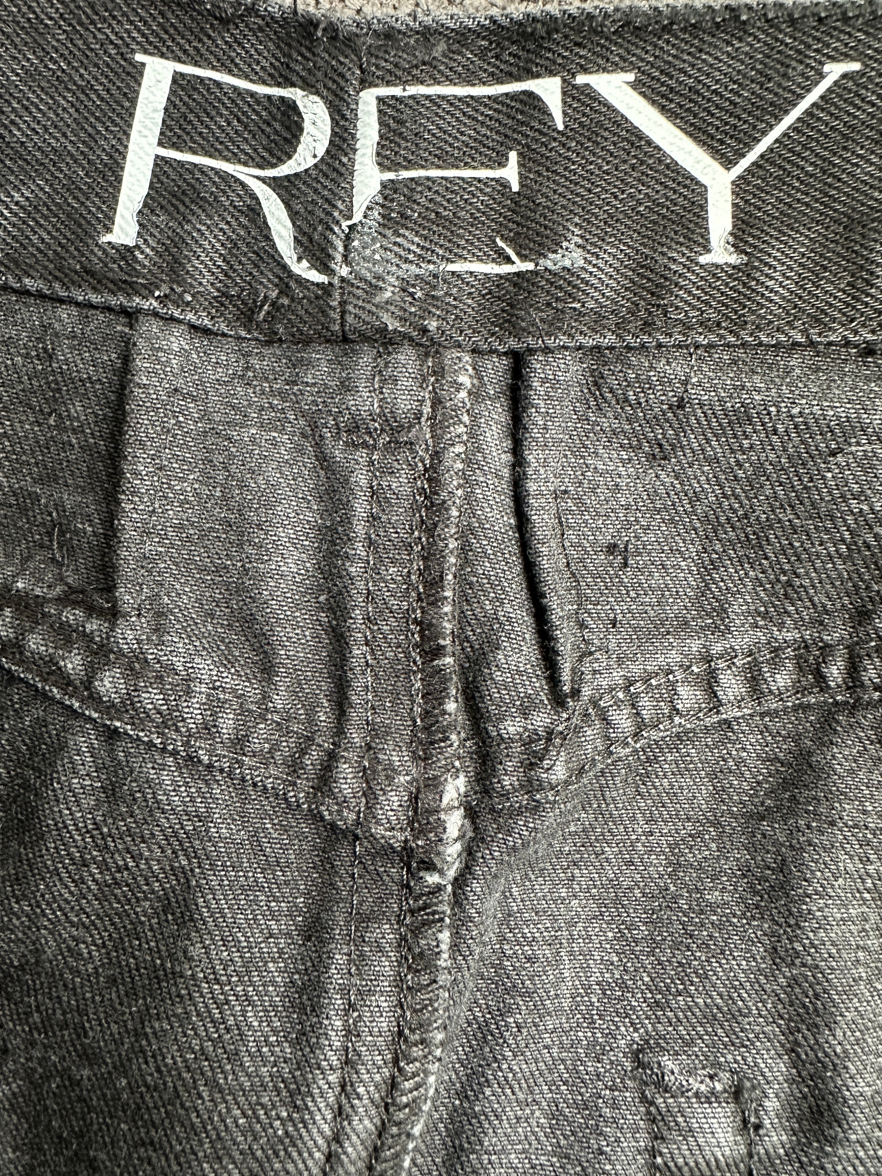 Raey black organic cotton denim midi skirt - size 40