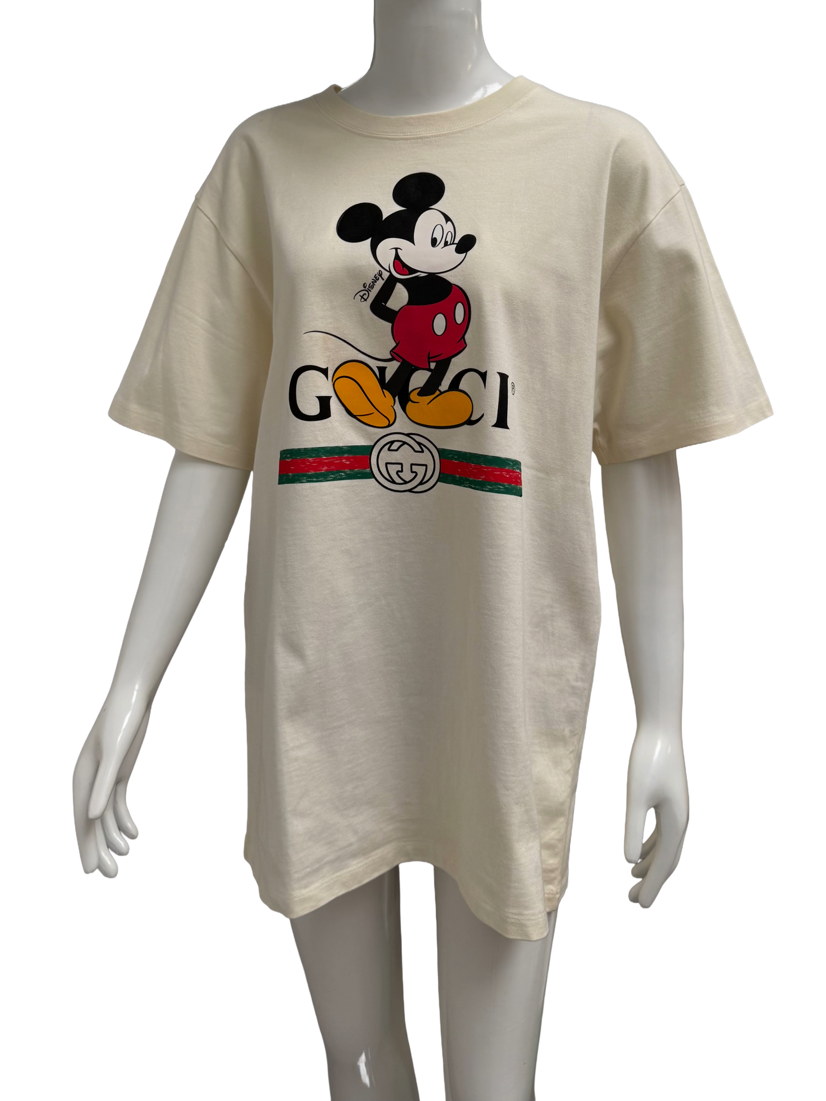 Gucci x Disney Mickey Mouse t-shirt ivory - size M