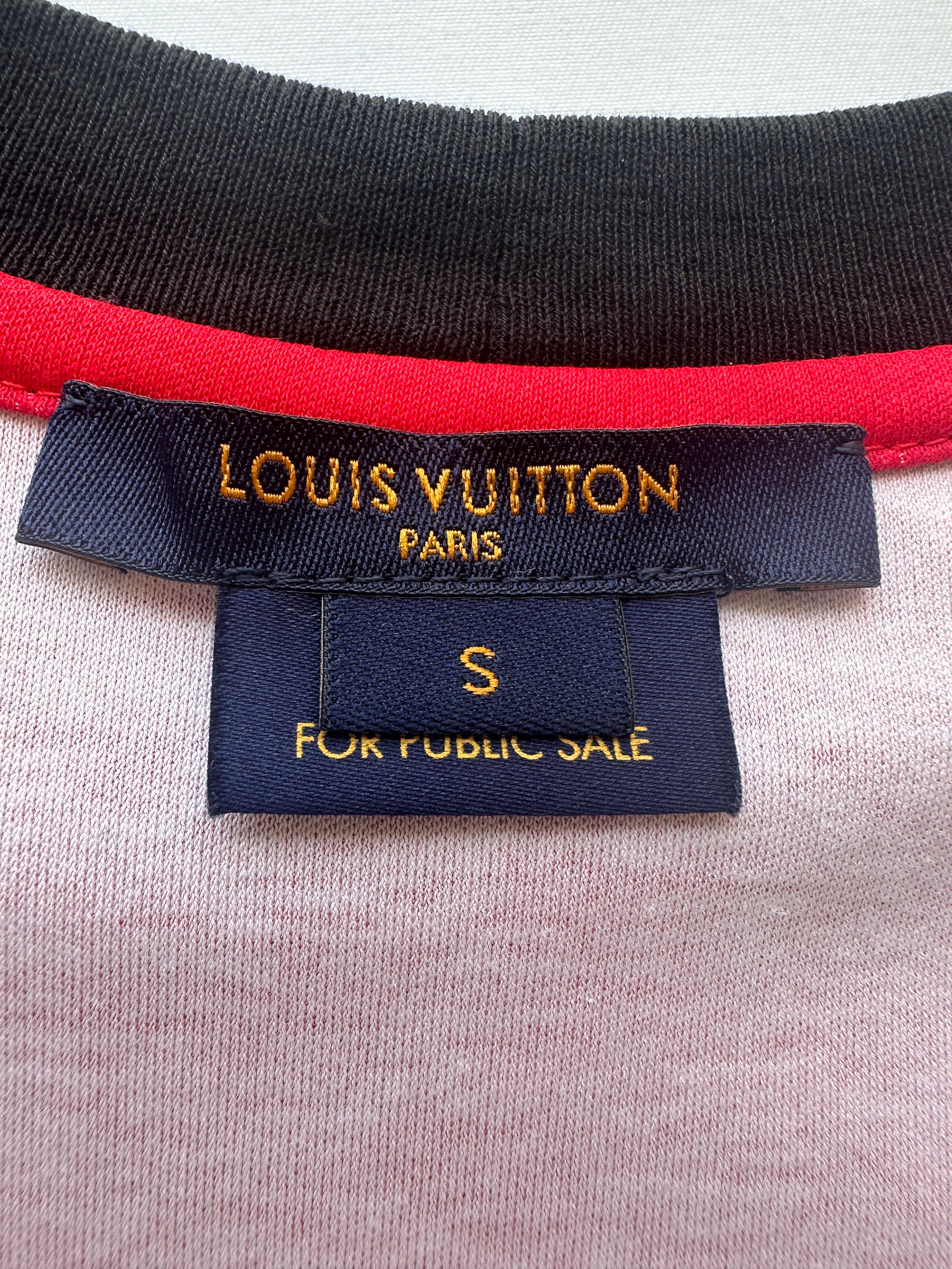 Louis Vuitton white short-sleeved U-neck top - size 36
