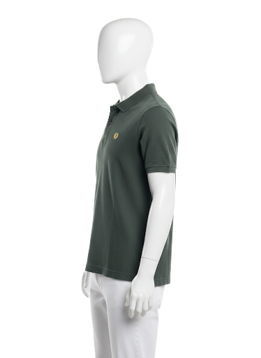 Fred Perry khaki green polo shirt - size M
