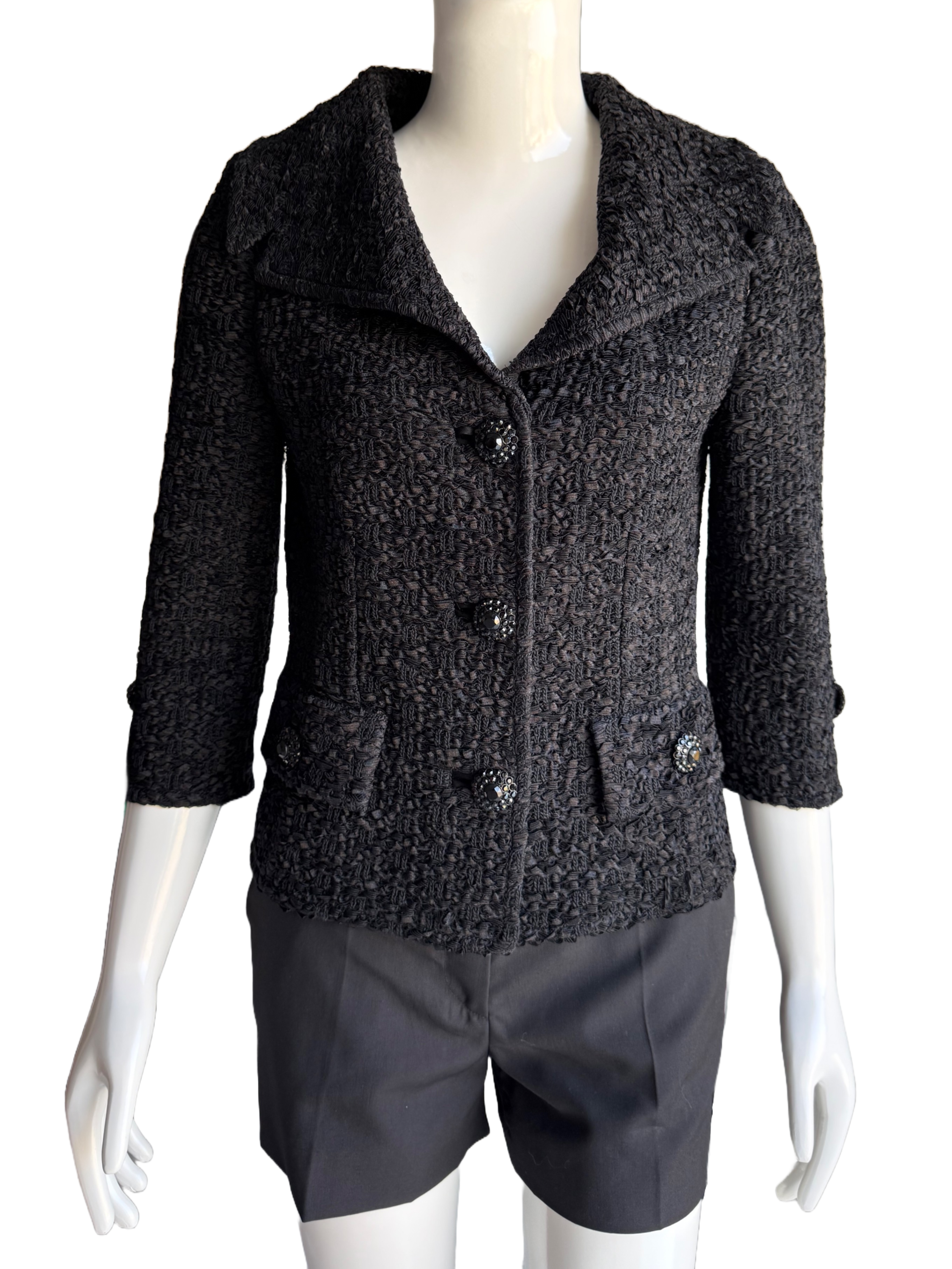 St.John Couture black jacket - size 34