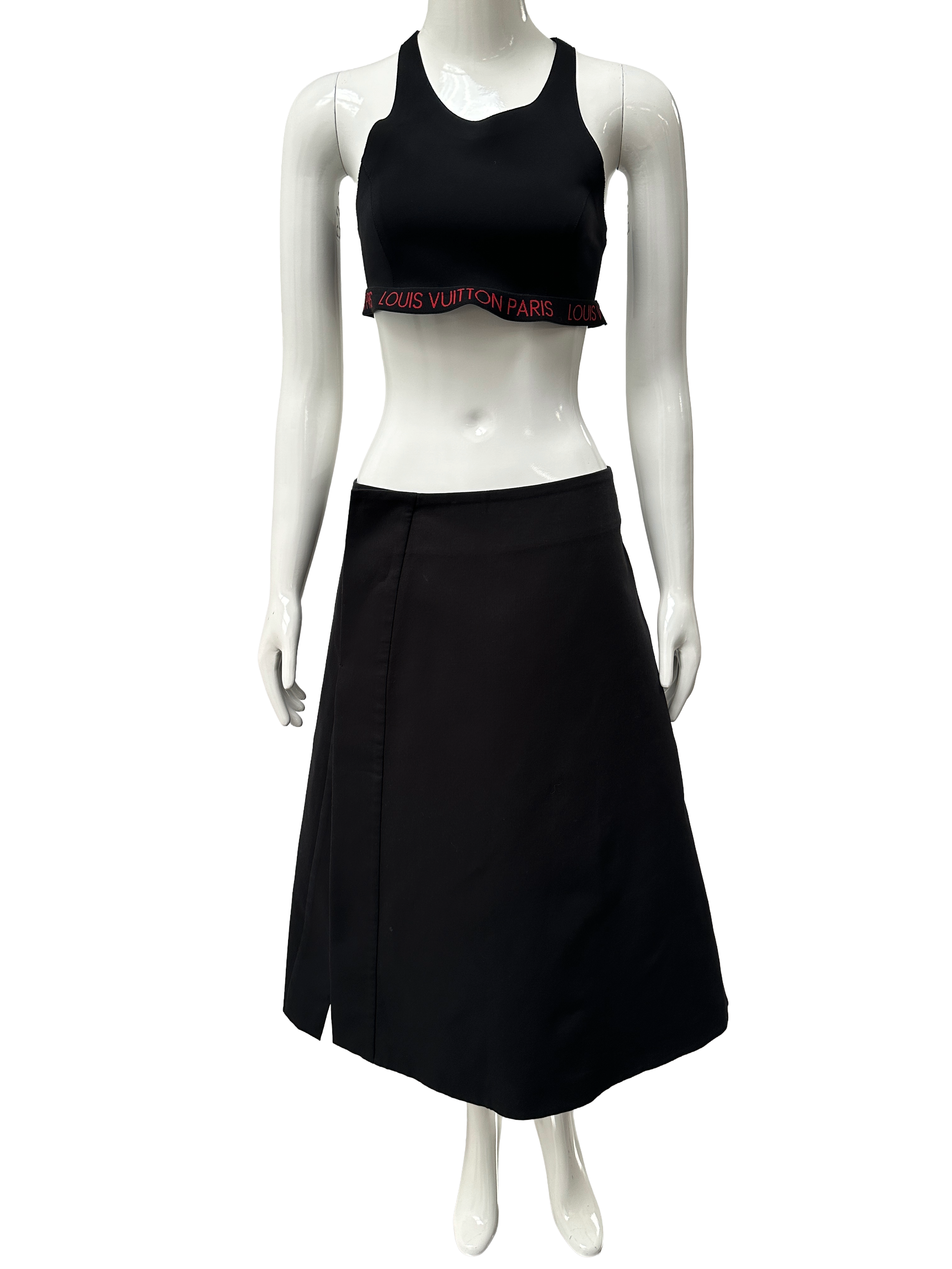 Jil Sander black minimal skirt - size 40