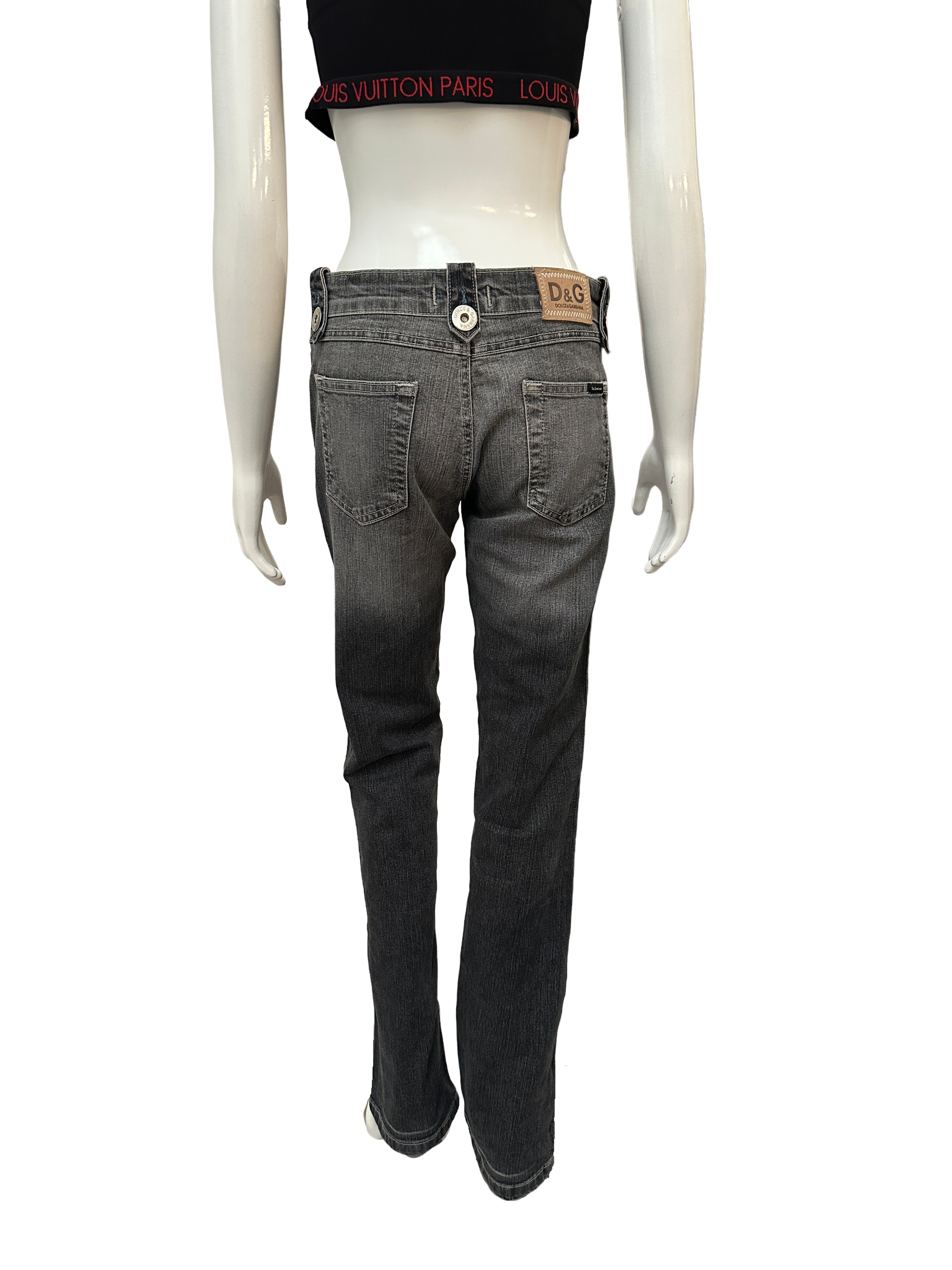Dolce & Gabbana vintage grey flared jeans - size 33