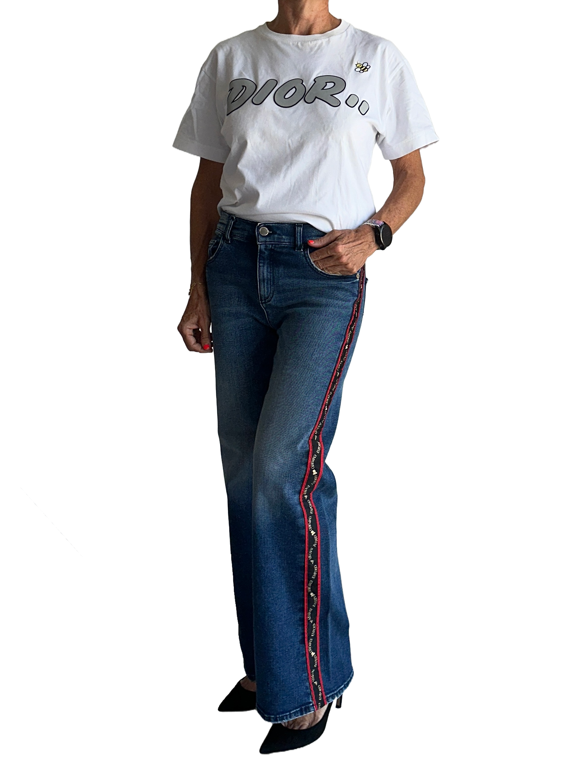 Emporio Armani pants with side band - size 25