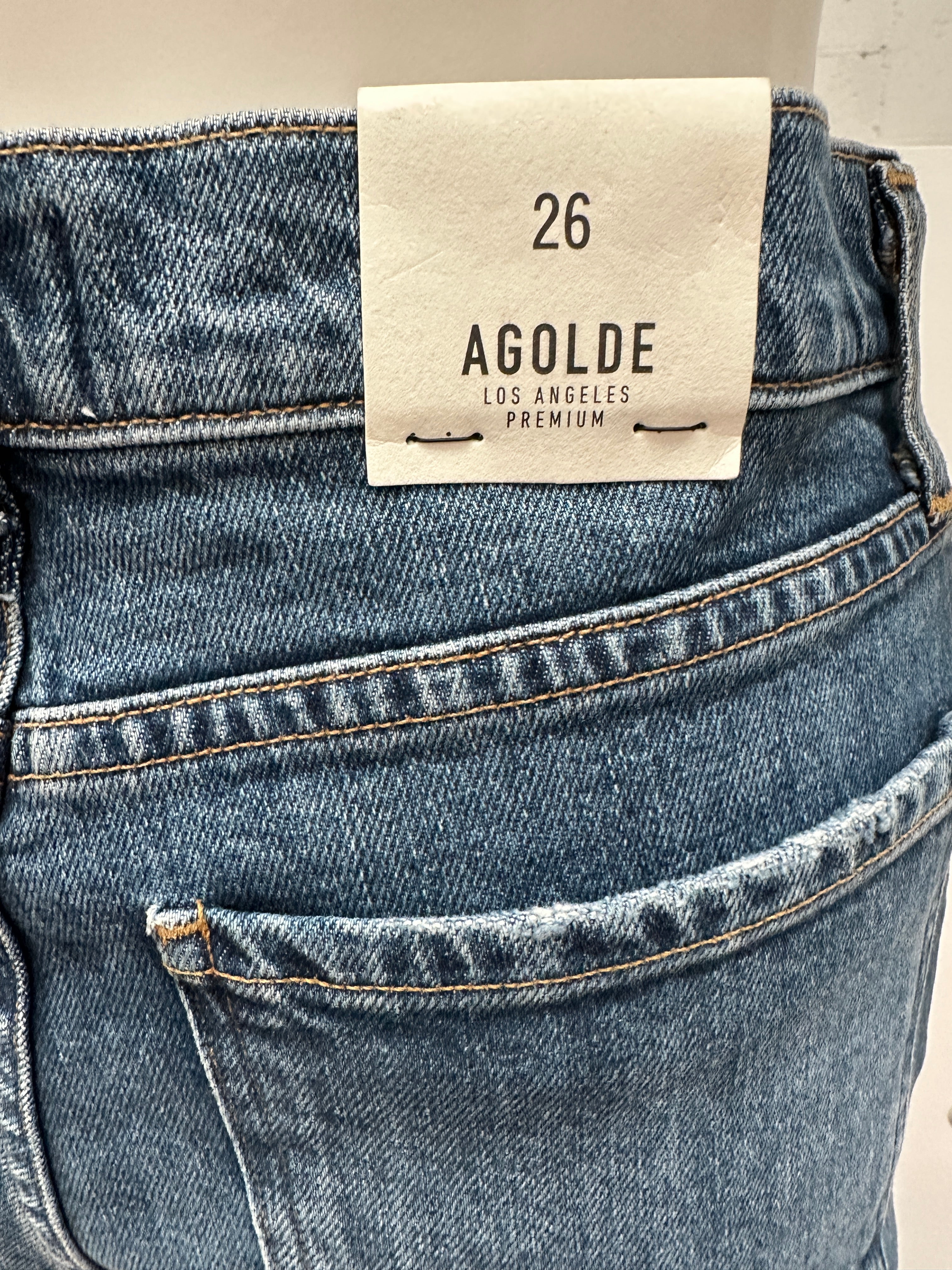 Agolde Nico high rise blue jean - size 26