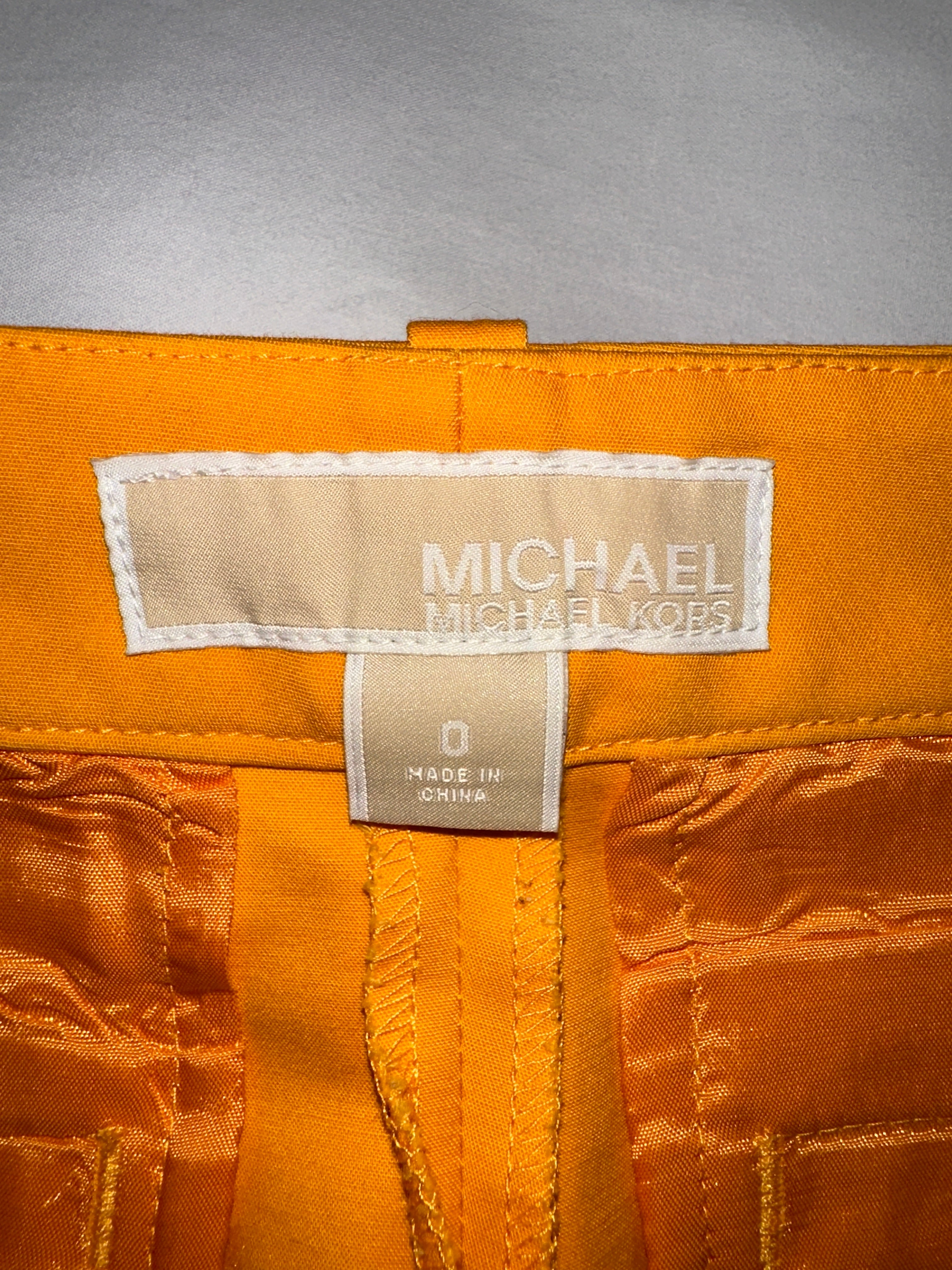 Michael Kors orange shorts - size 32