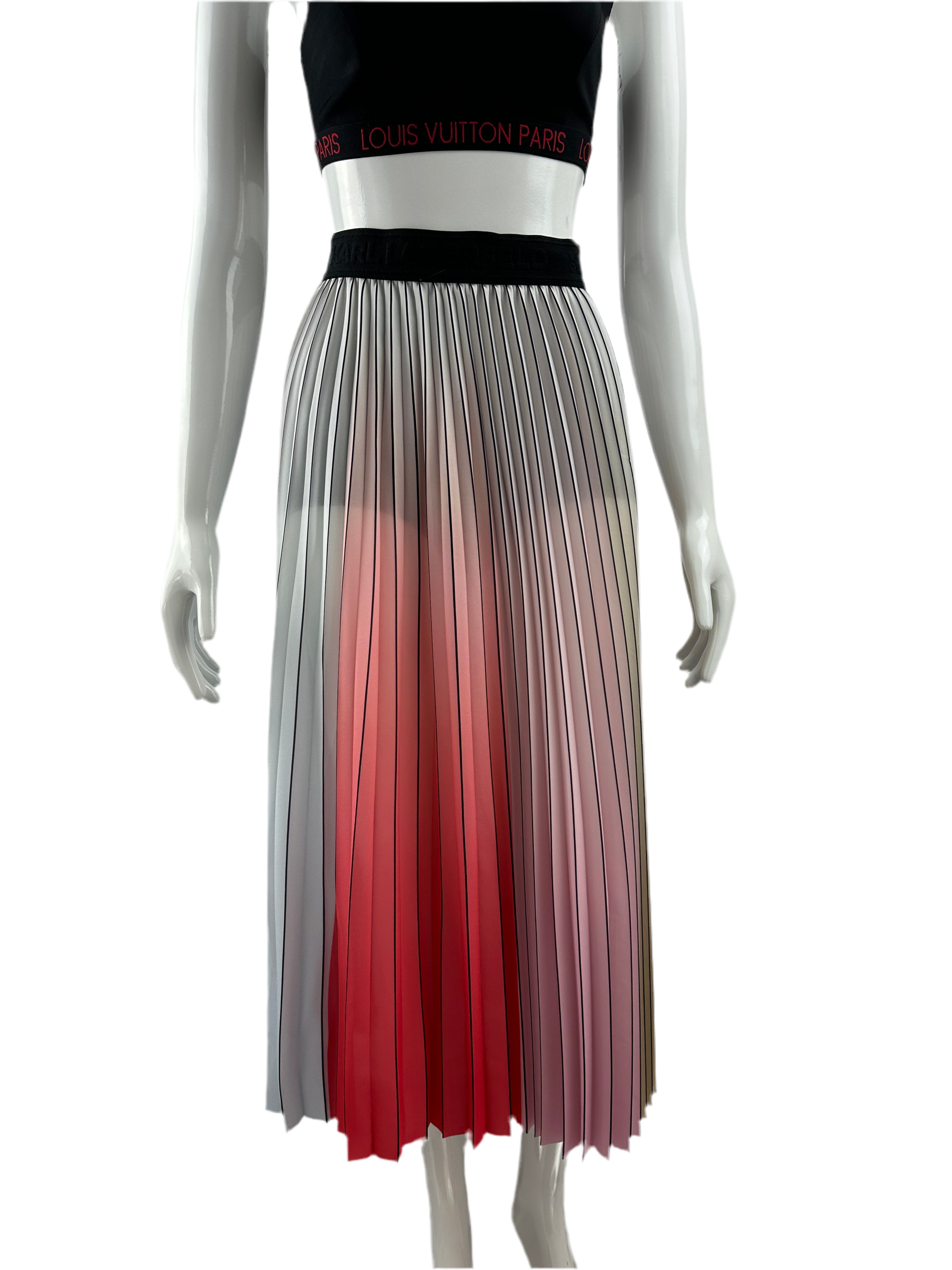 Karl lagarfeld Rainbow pleated skirt - size 38FR