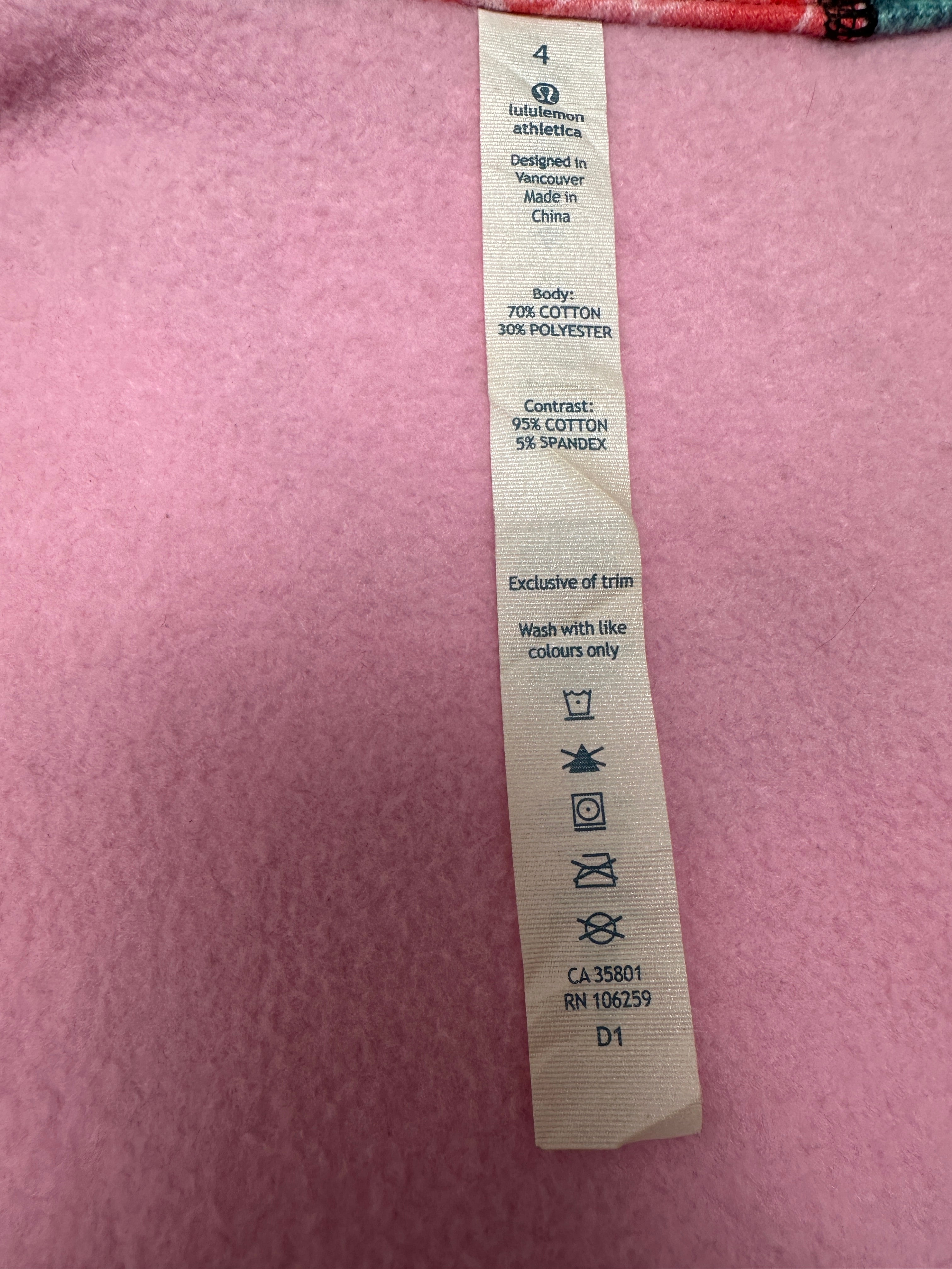 Lululemon athletica sporty jacket - size 36
