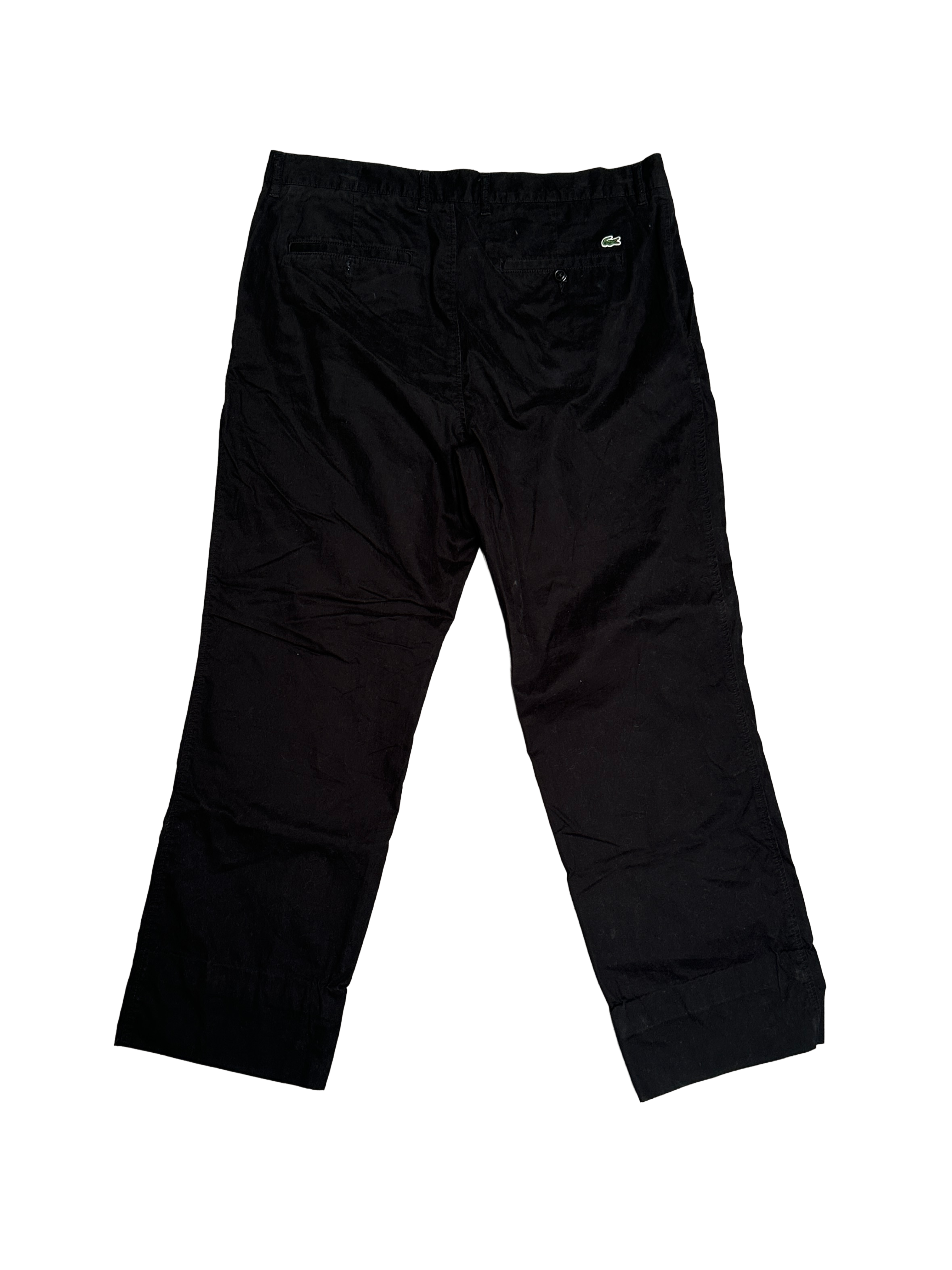 Lacoste black cotton pants - size 46