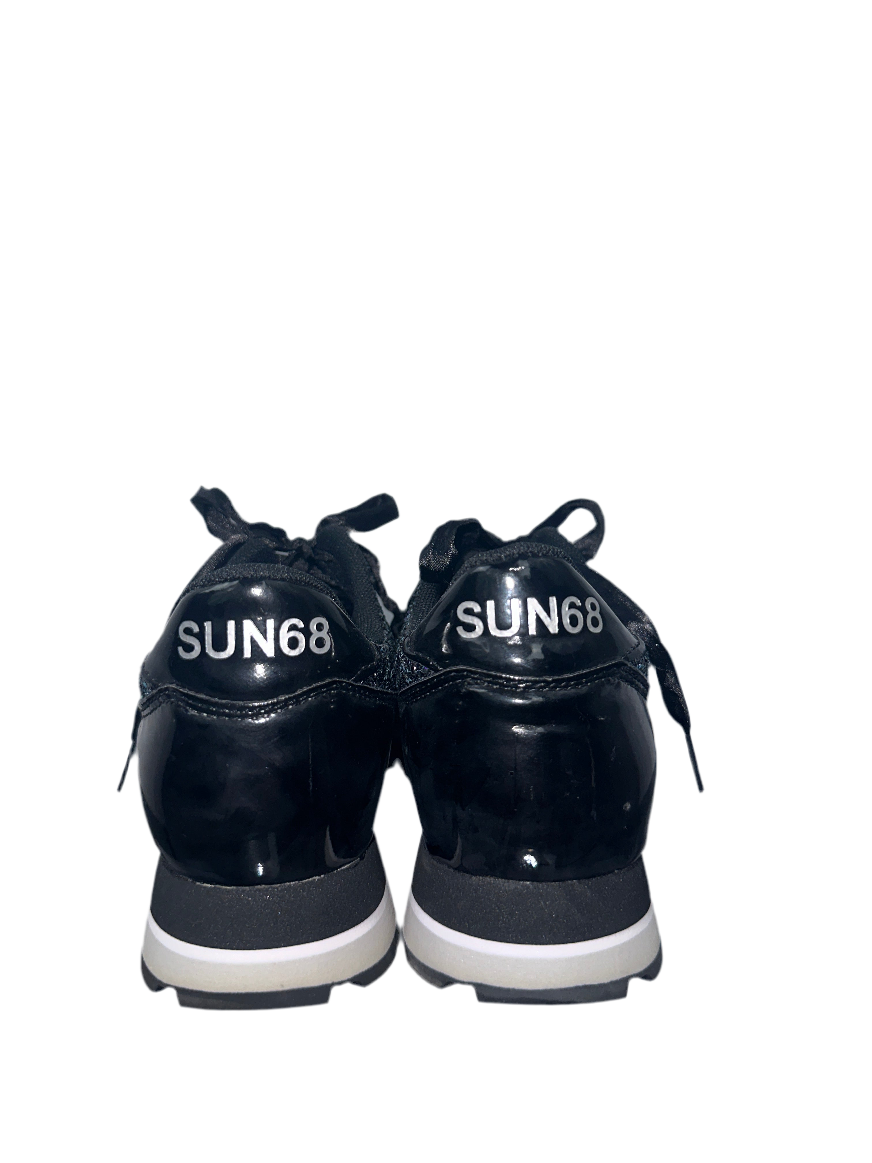 Sun 67 sneakers black glitter - size 37