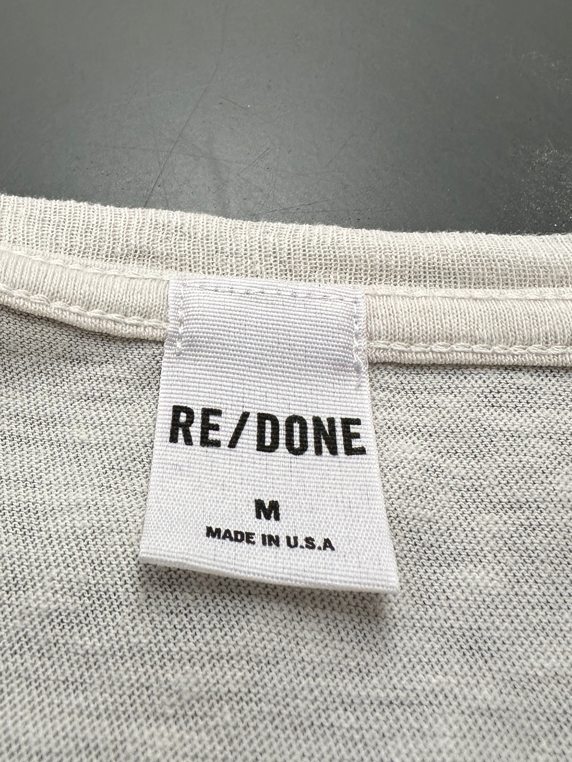 Re/Done white "Catch me if you can" - size 38