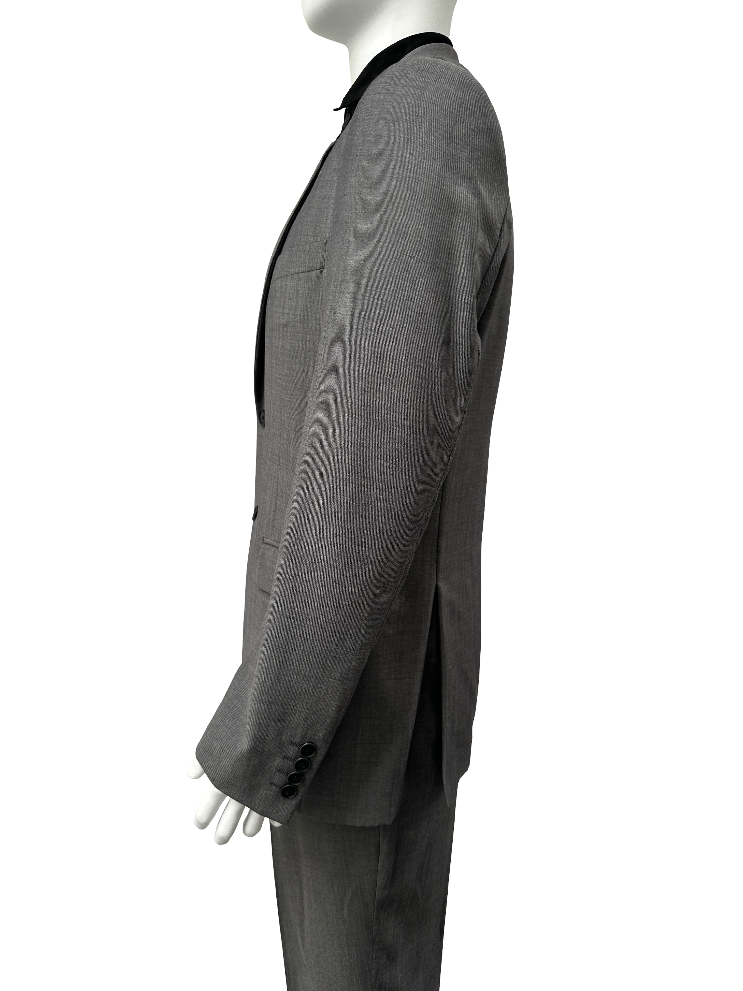 Givenchy grey wool tailored blazer - size 50