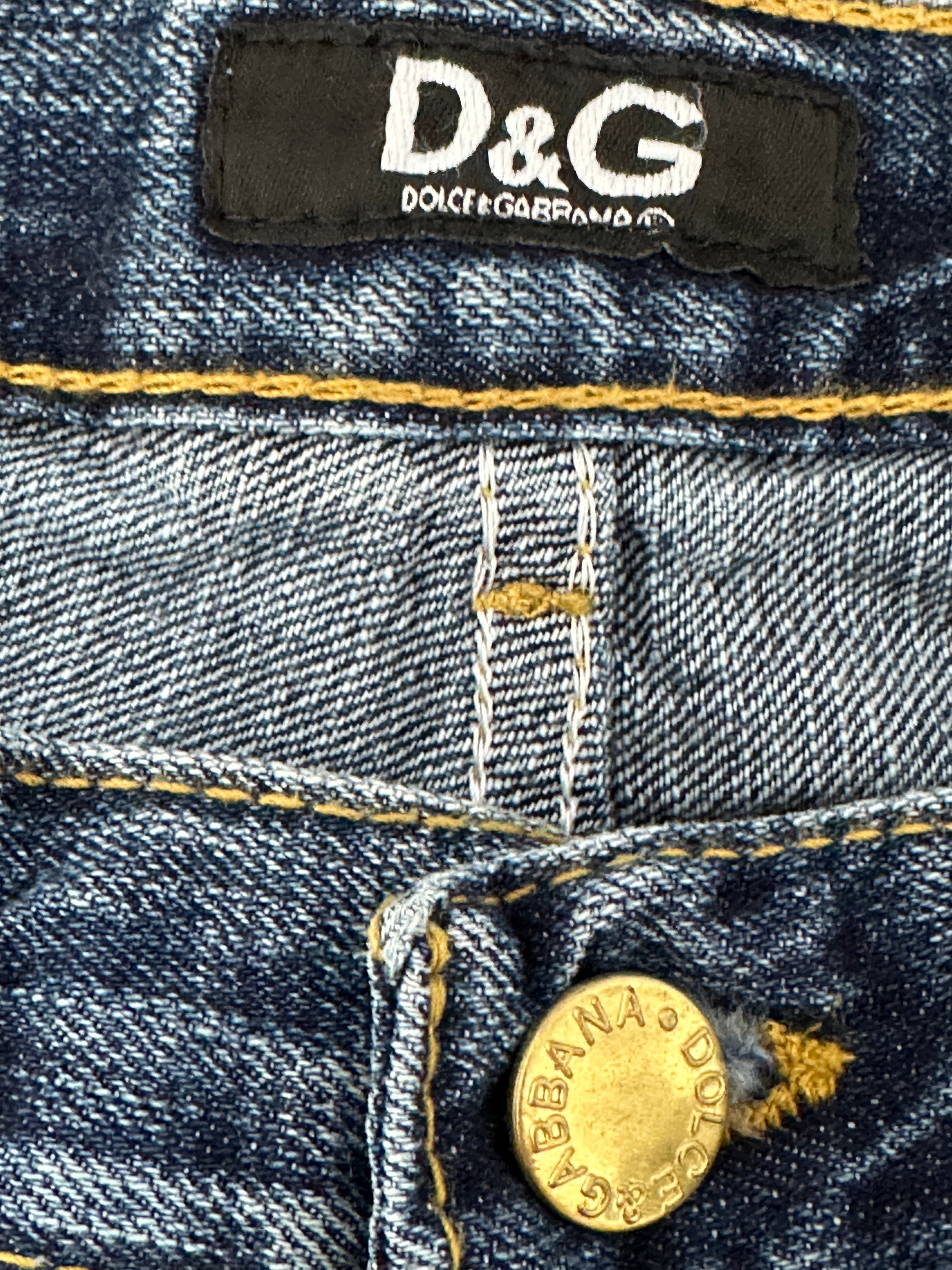 Dolce & Gabbana jeans with gold details - size W30