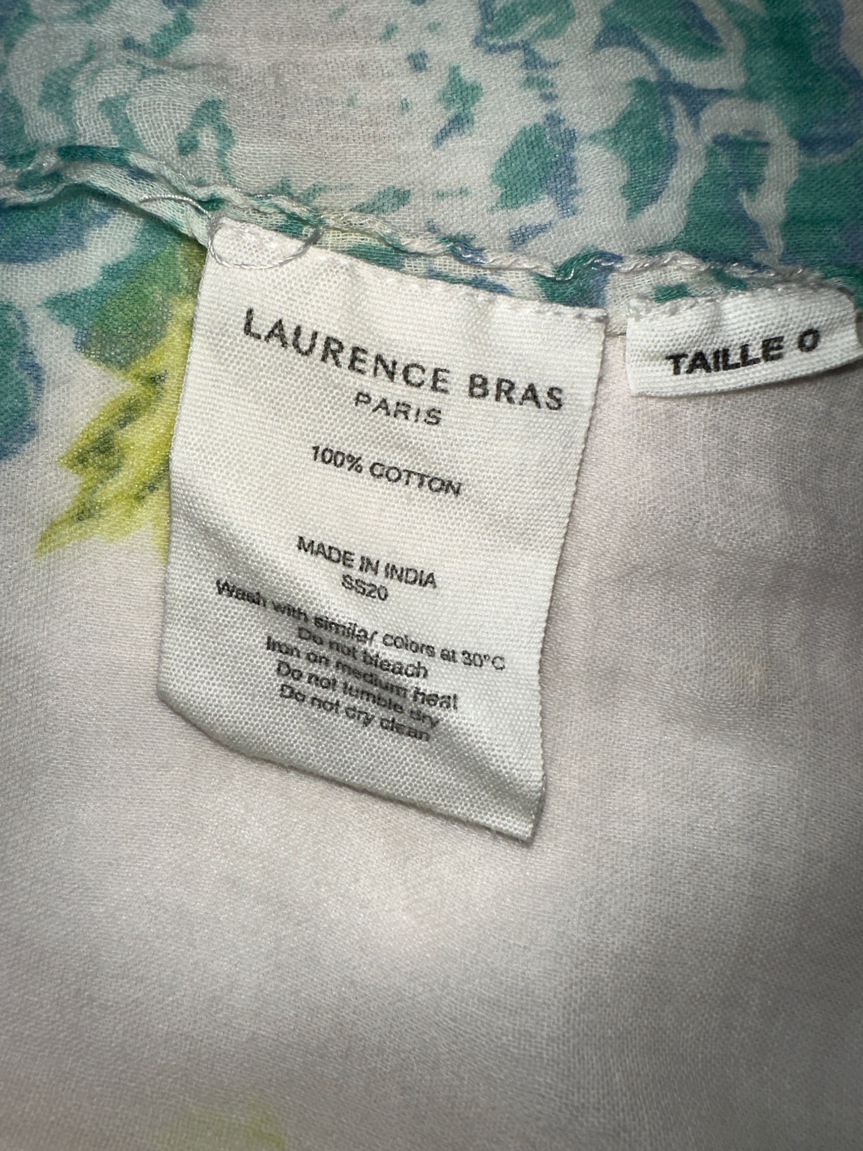 Laurence Bras floral blouse - size 34