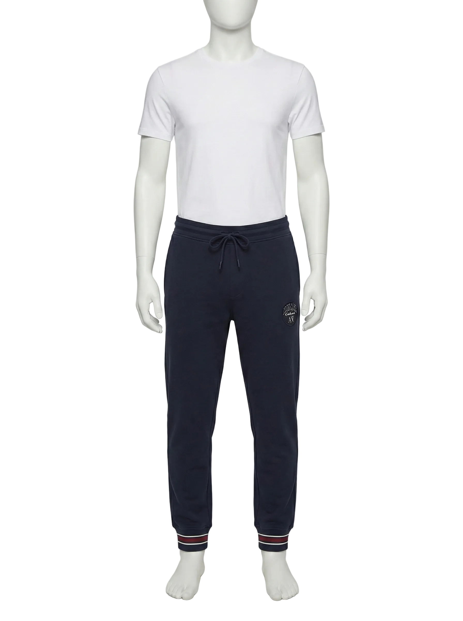 Armani Exchange black logo jogger pants - size XL