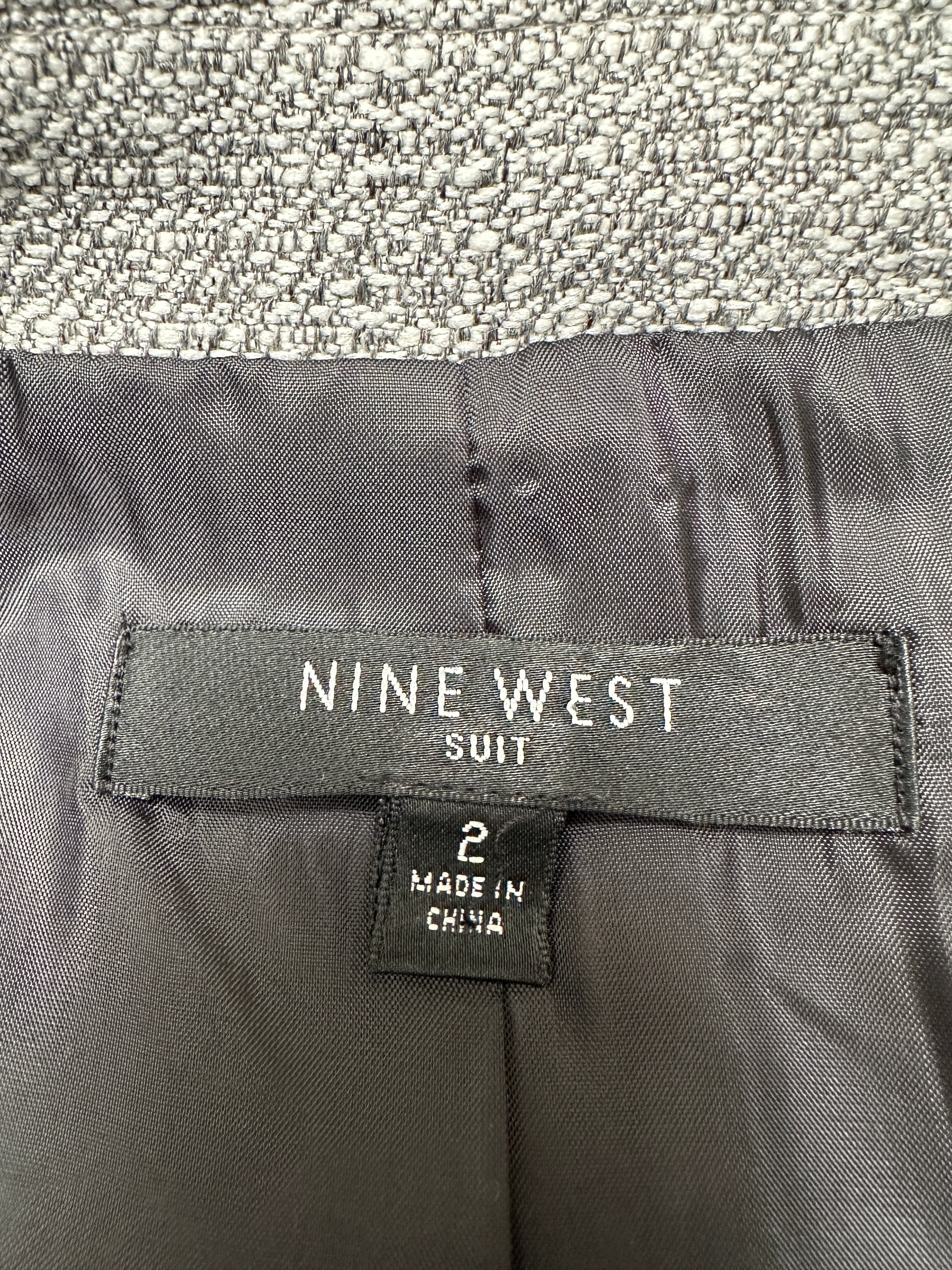 Nine West grey blazer - size 34