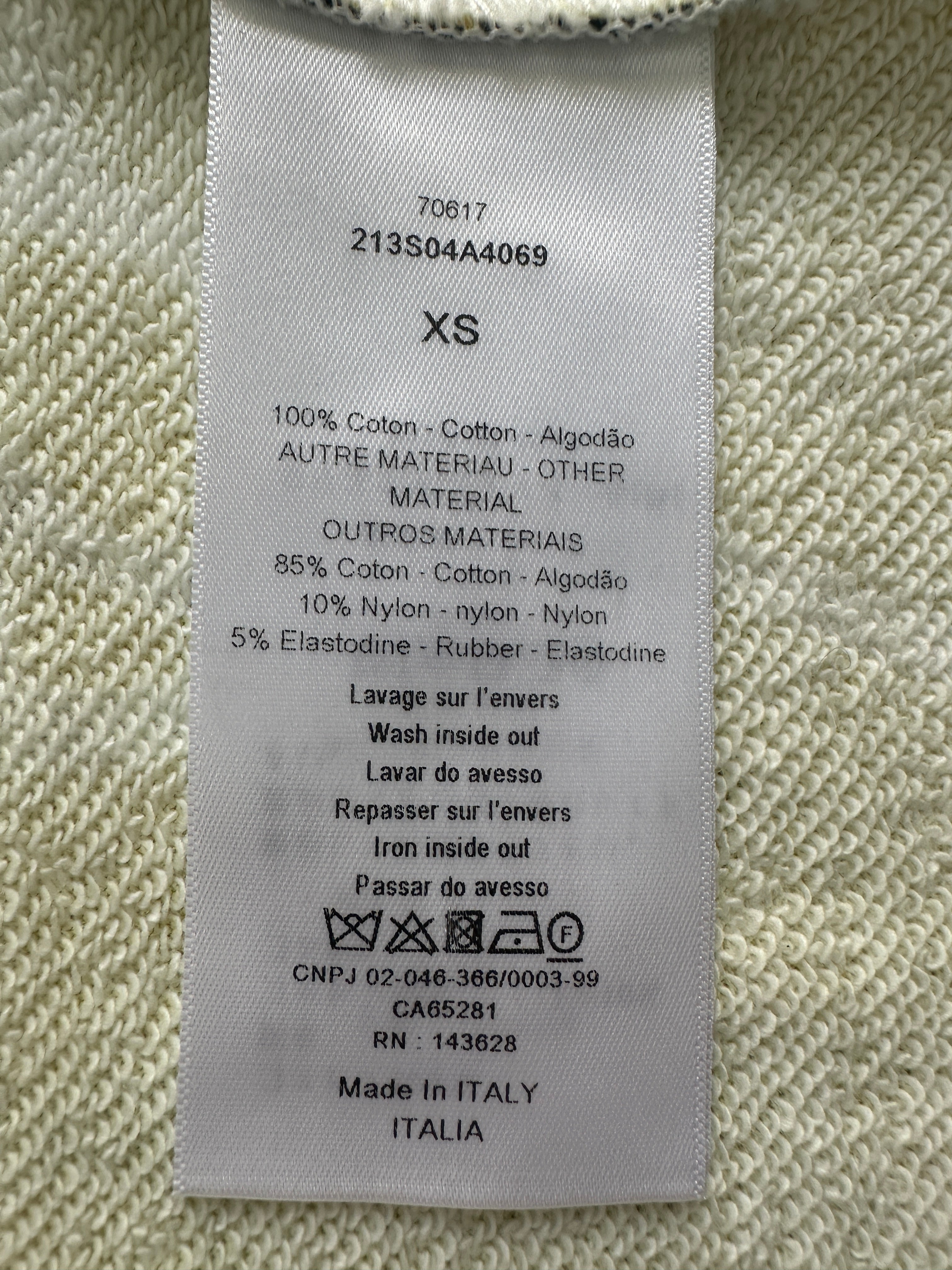 Dior hooded sweatshirt - size 34