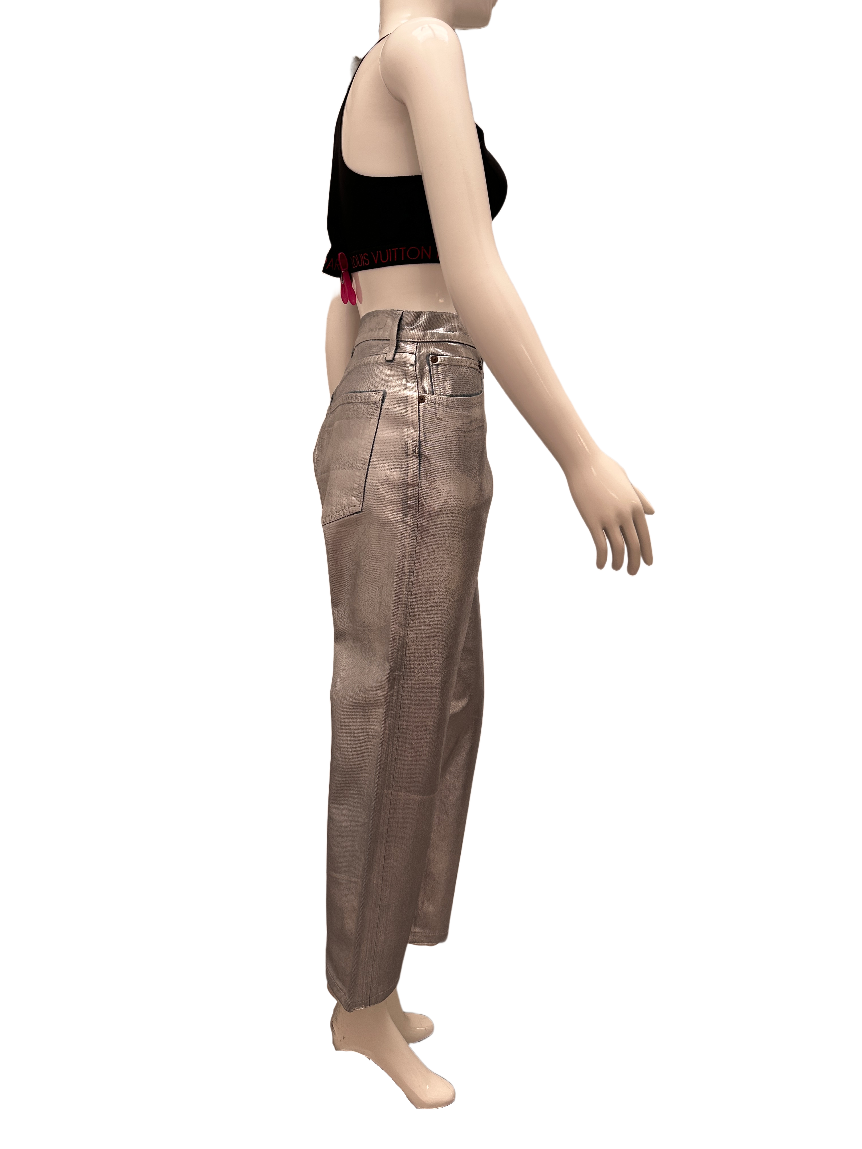 Agolde silver 90'S pinch waist high rise straight - size 29