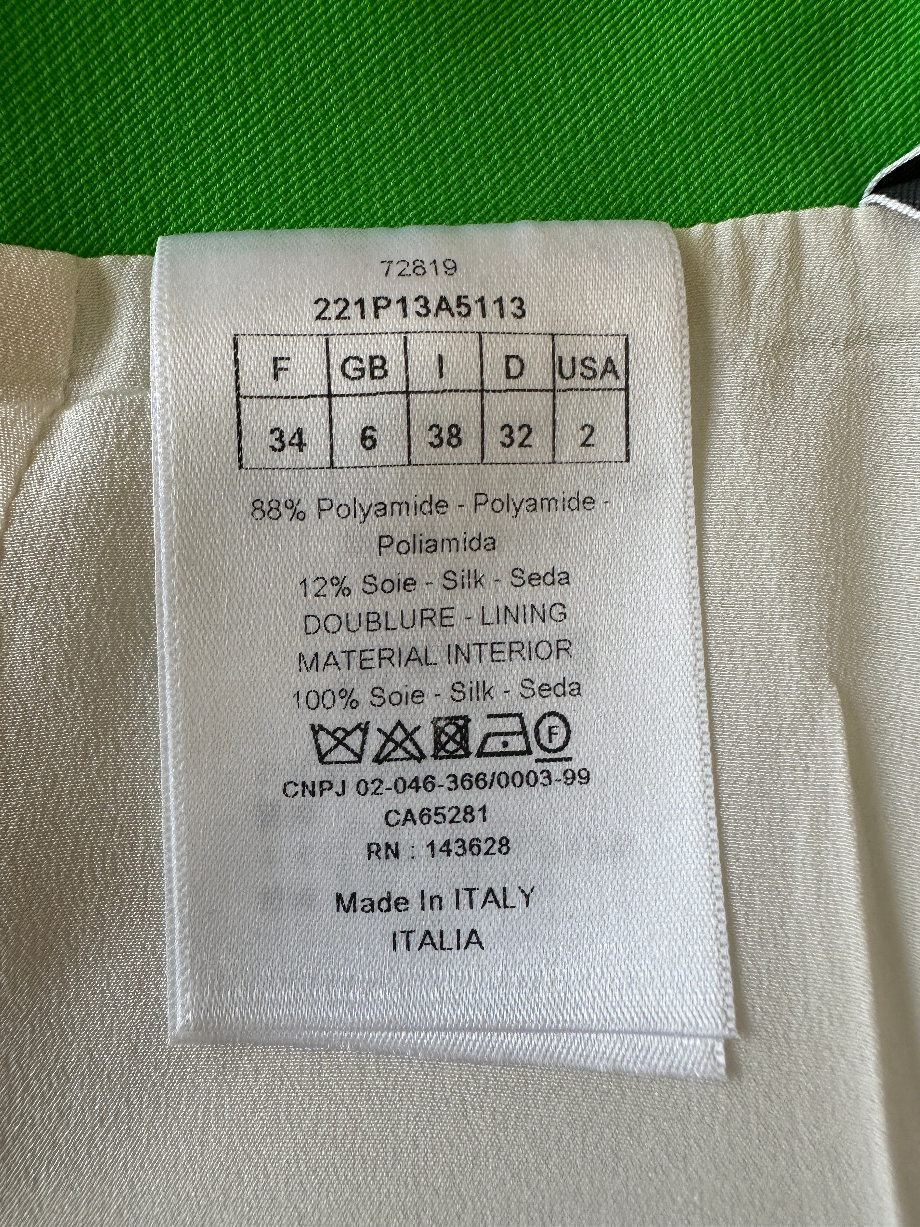 Dior printed mini short - size 34
