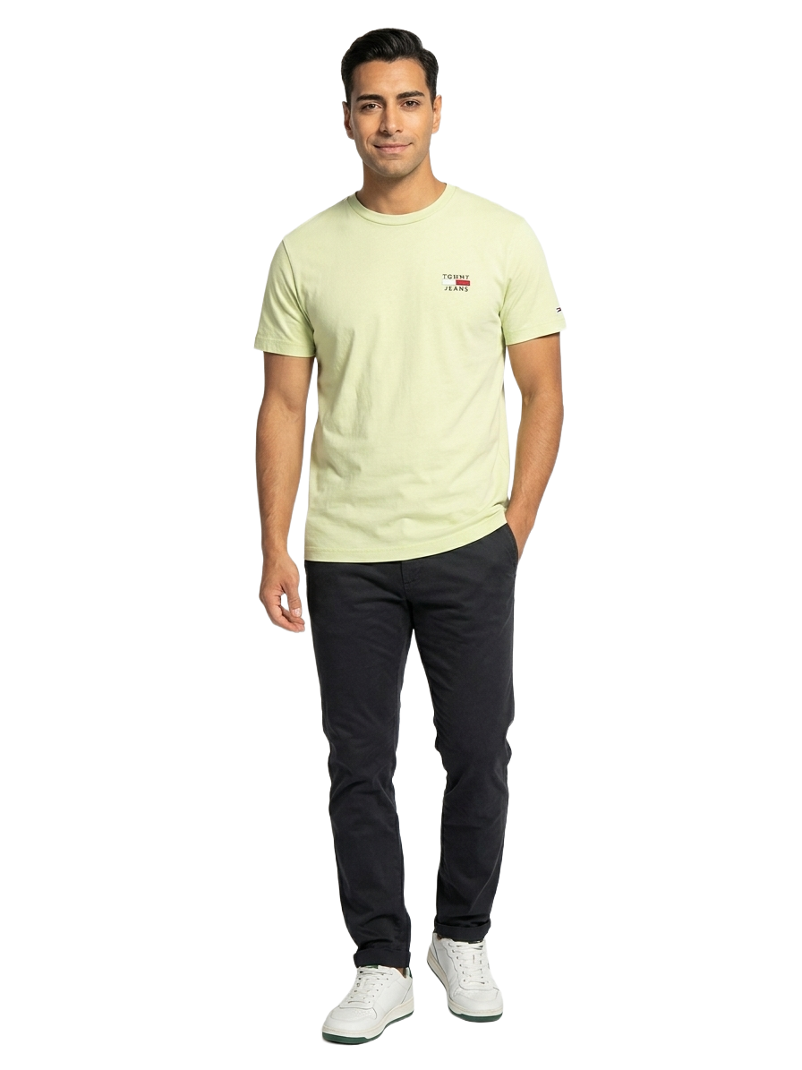 Tommy Jeans light green logo t-shirt - size L