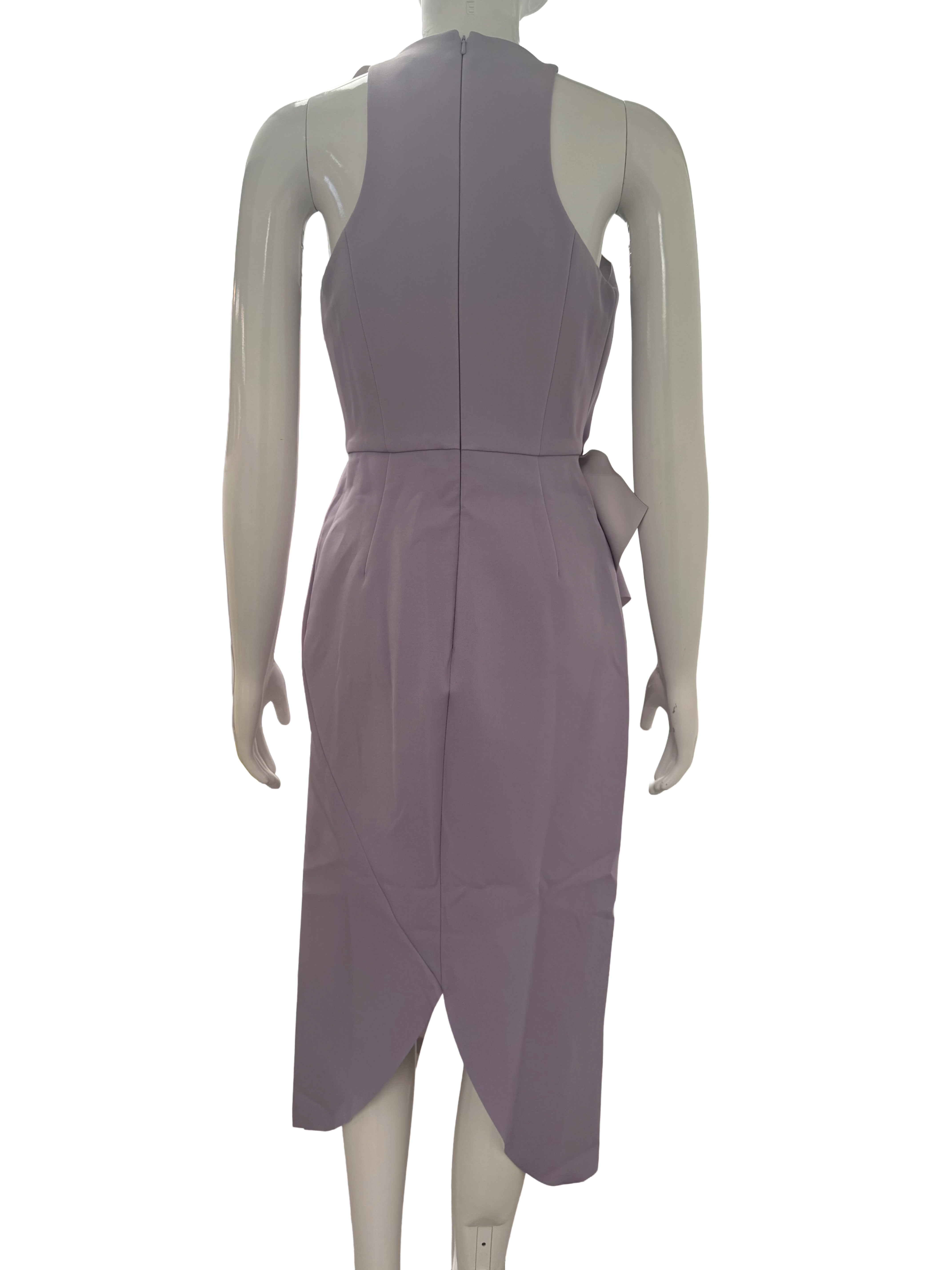 Rachel Gilbert draped sculptural gown lilac - size 36