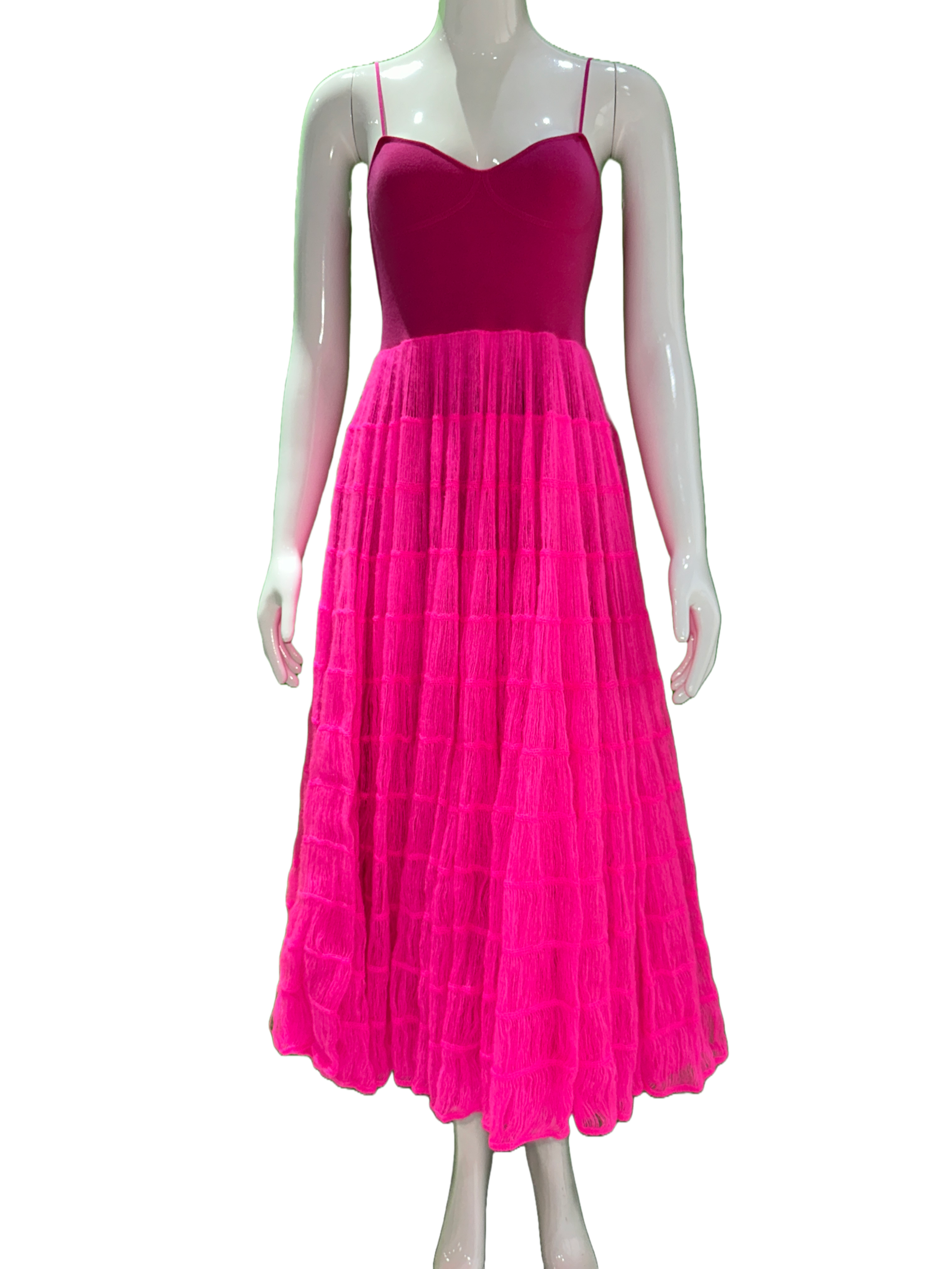 Red Valentino pink dress with wool stockings - size 36