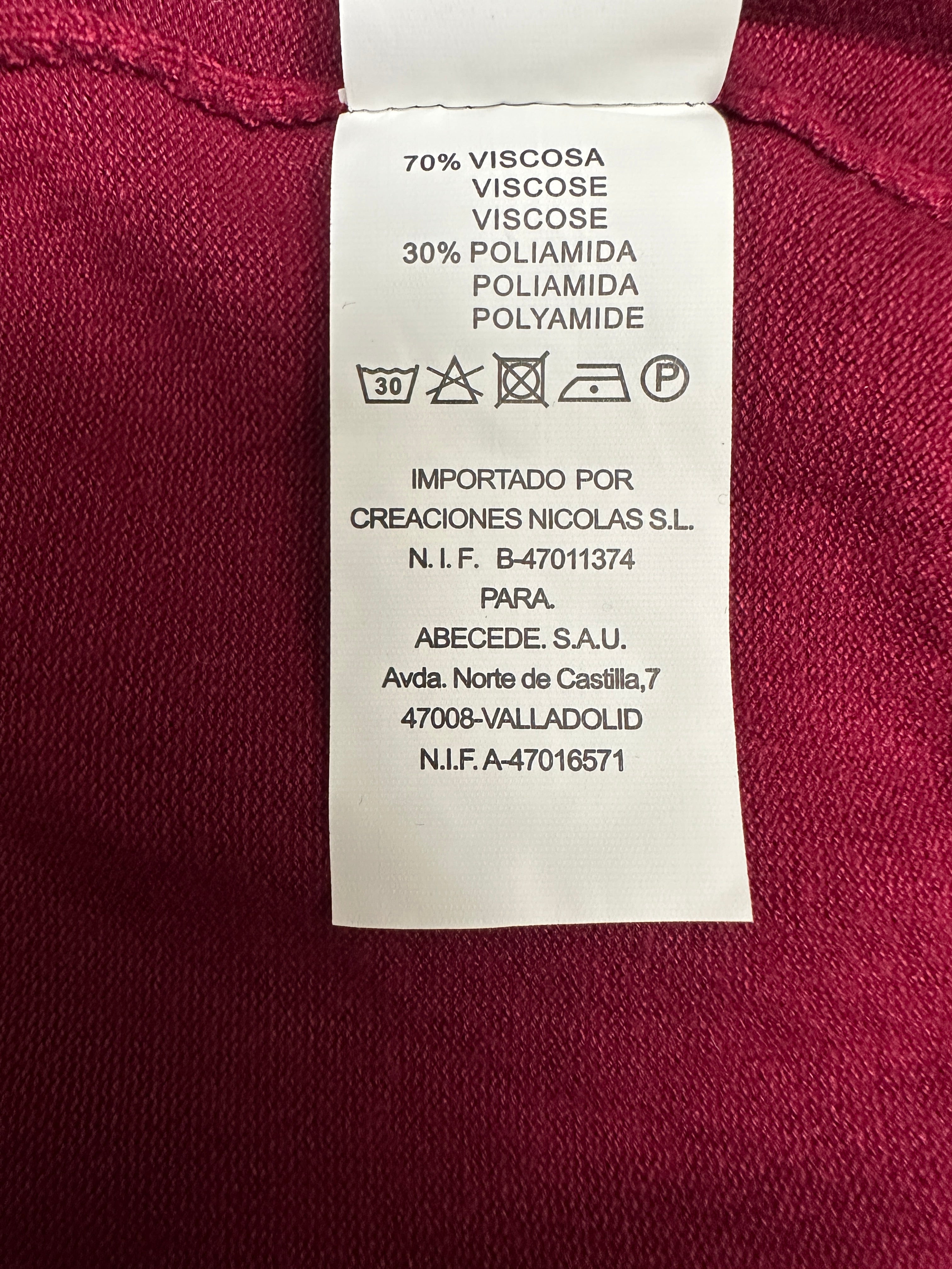 Solera burgundy crewneck knit sweater - size L