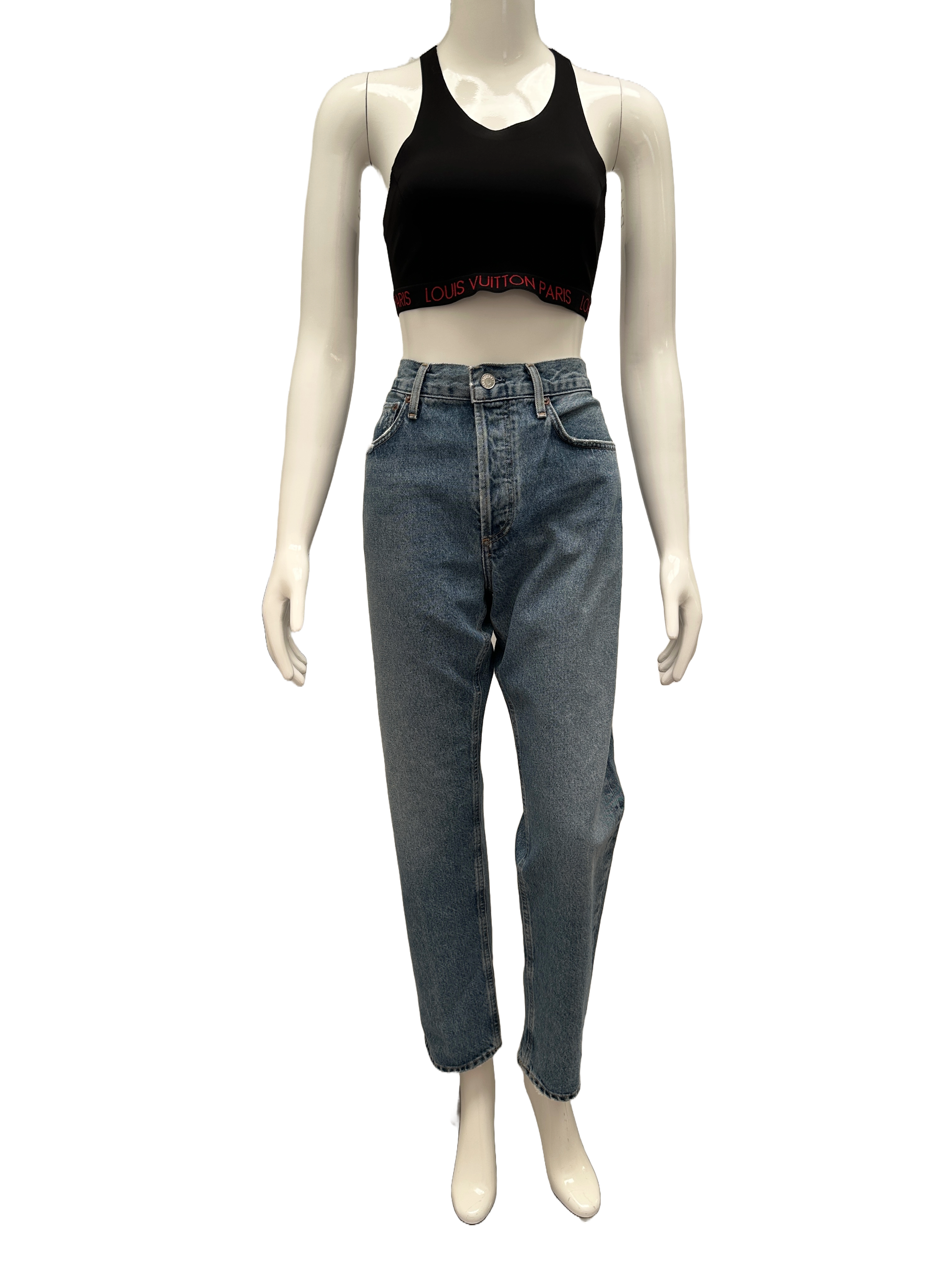 Agolde blue parker long jean - size 27