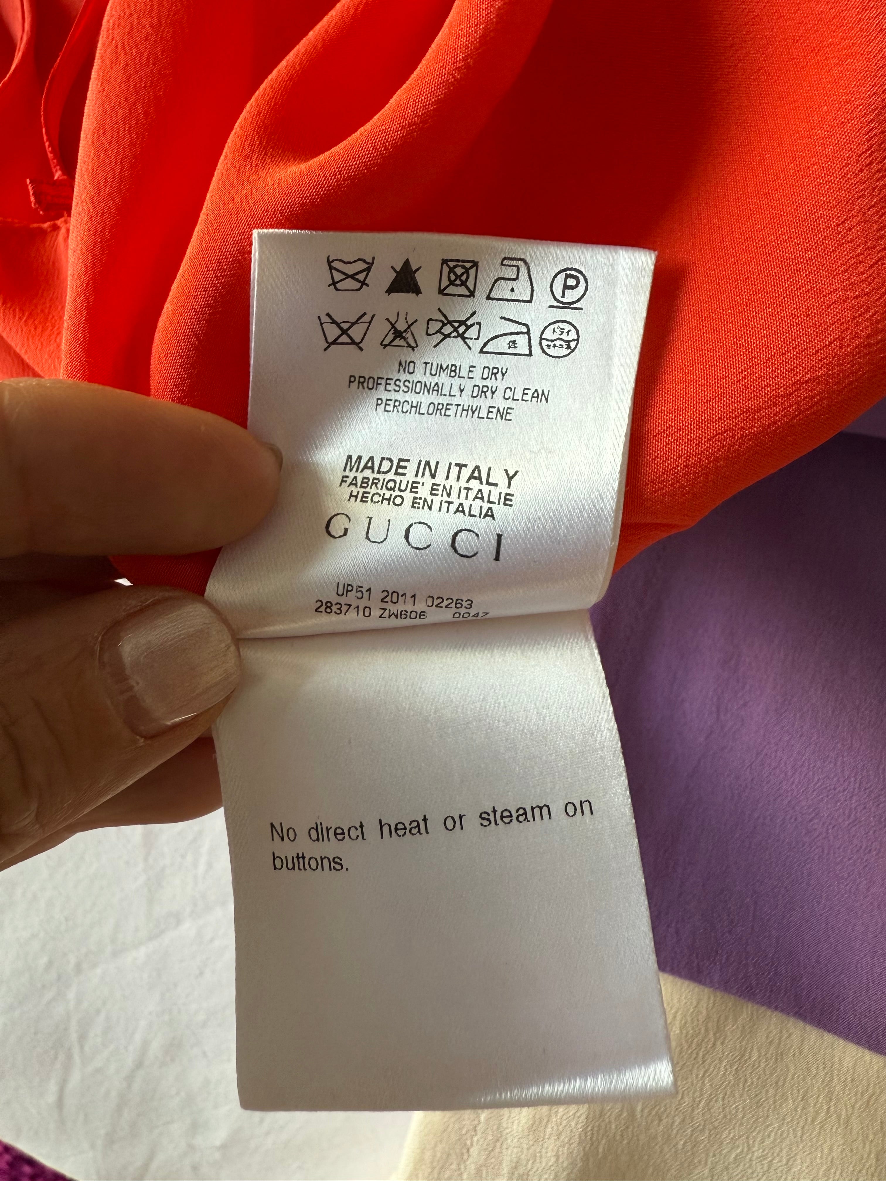 Gucci tricolor dress - size 34