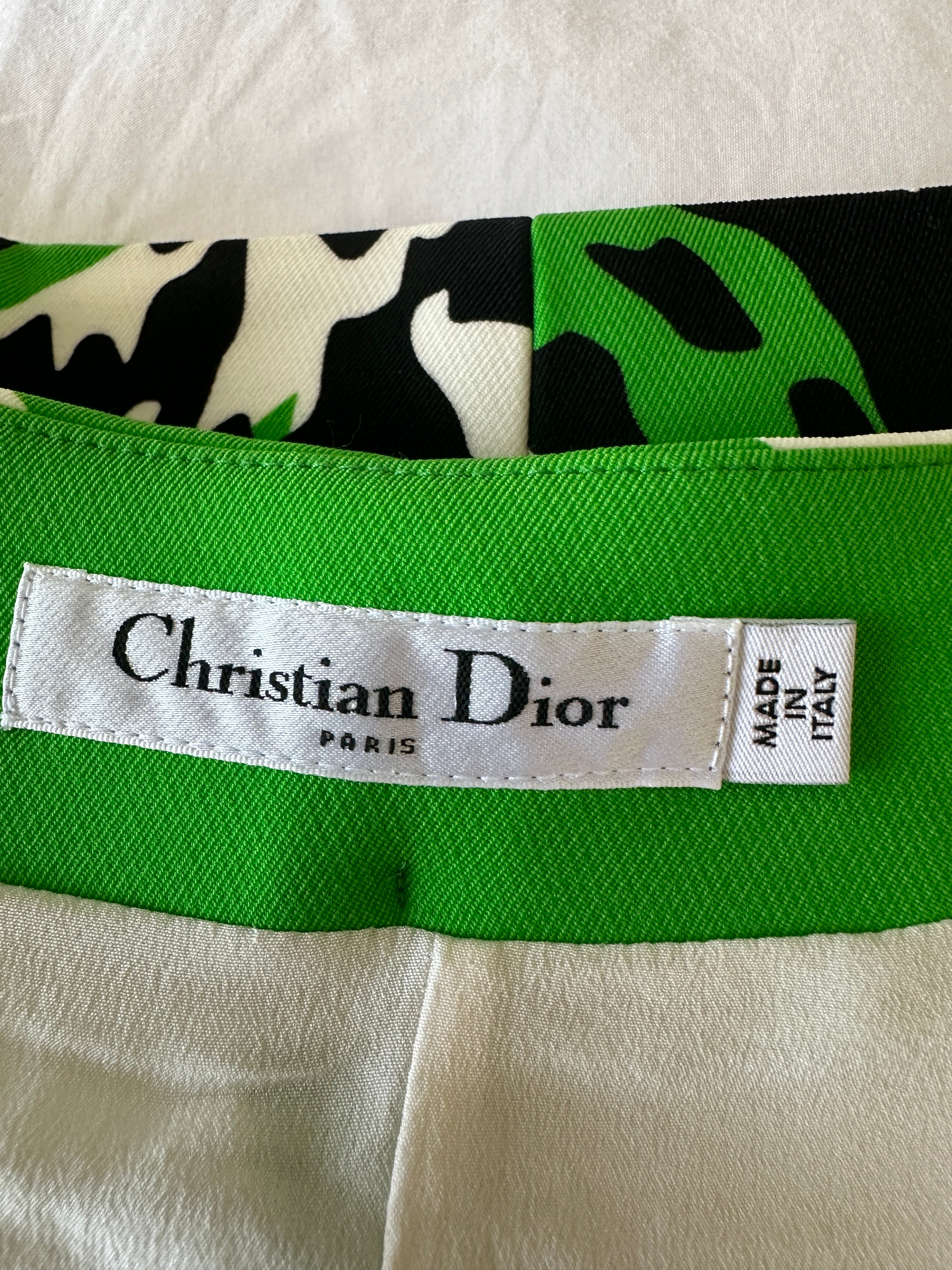 Dior printed mini short - size 34