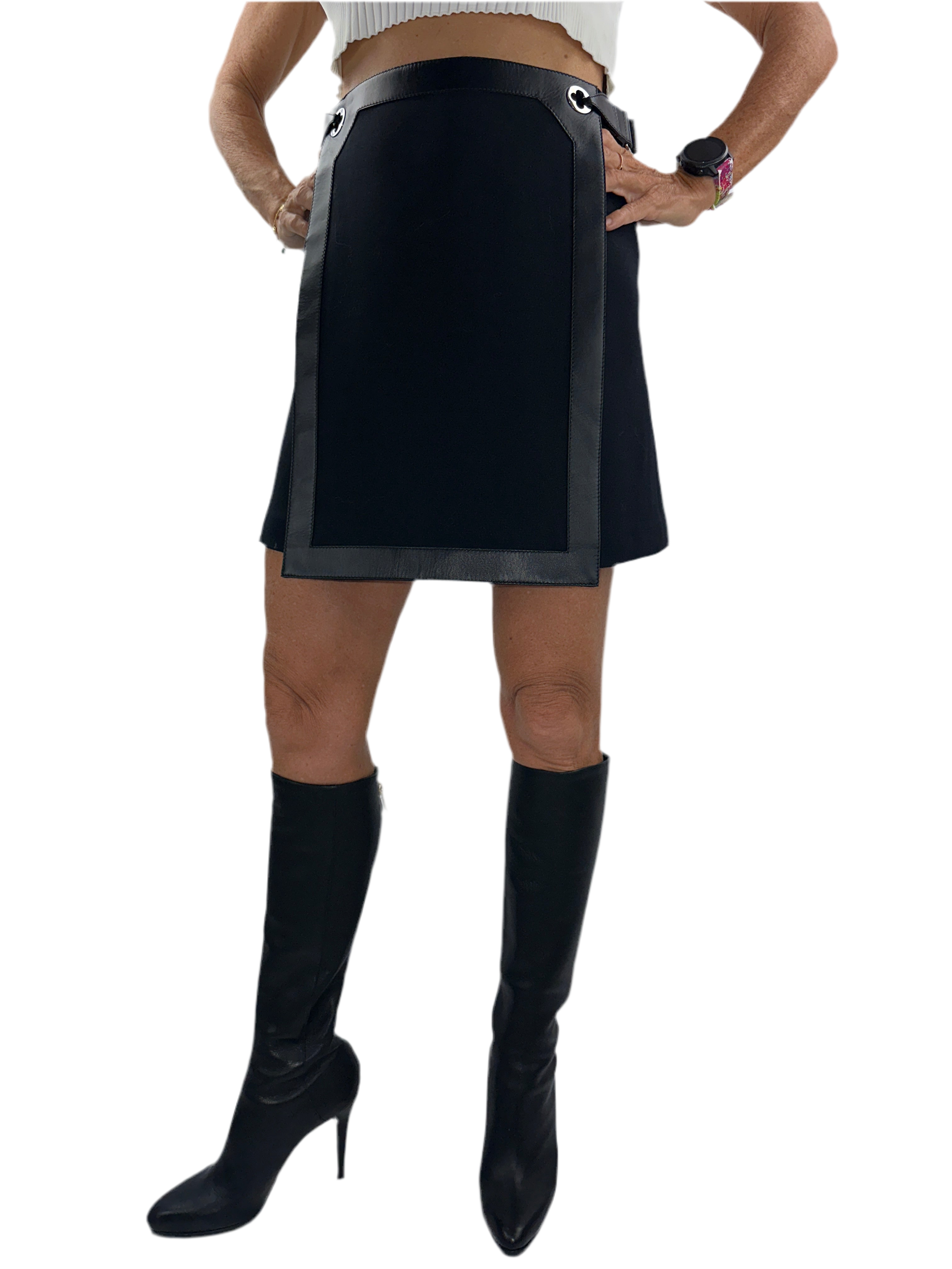 Jimmy Choo Glynn grainy calf leather boots - size 36