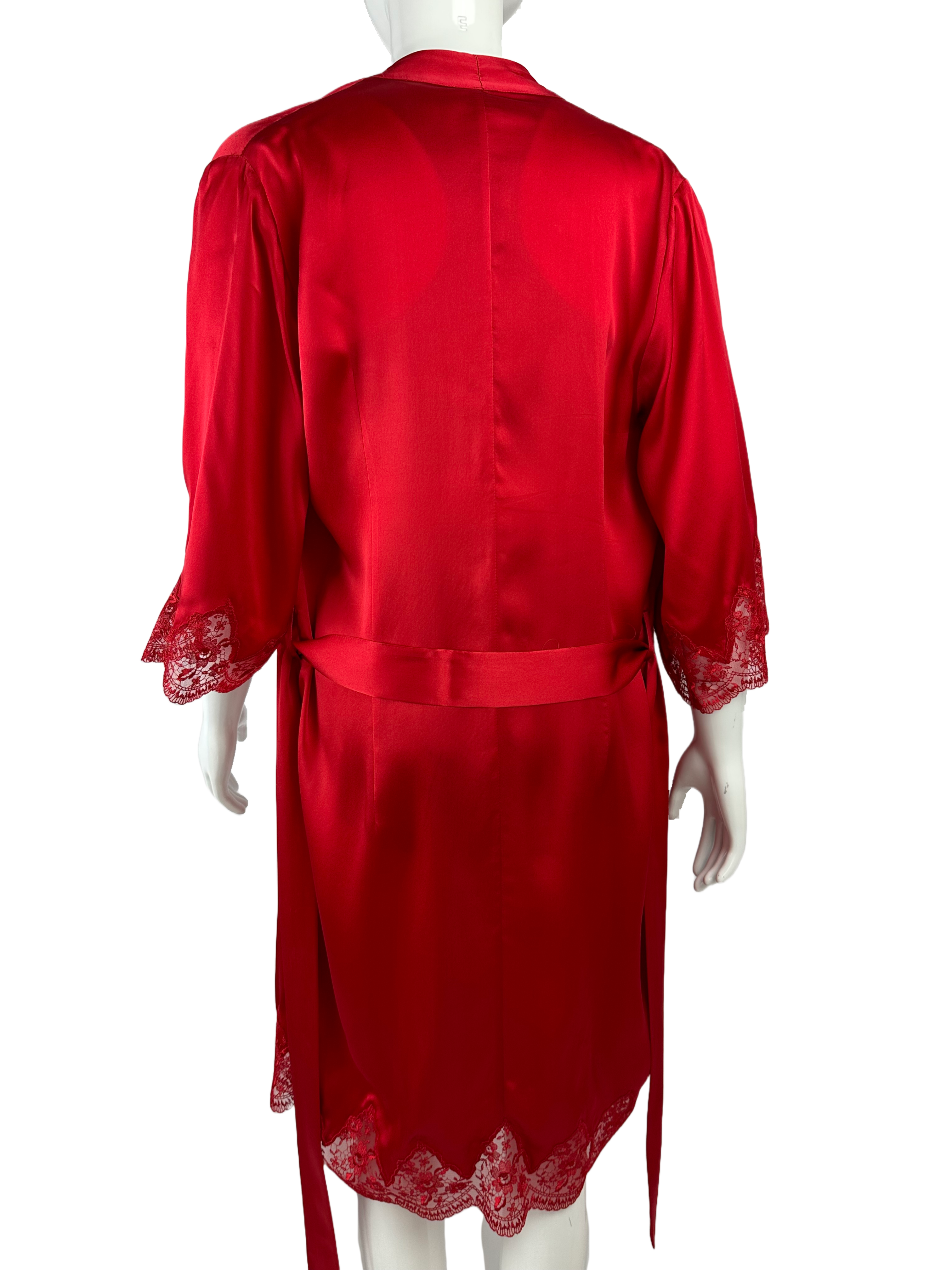 Aubade red silk Kimono - size M FR