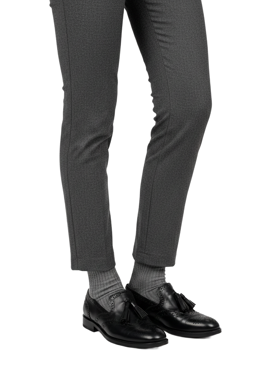 Colisee Paris black leather tassel brogue loafers - size 37