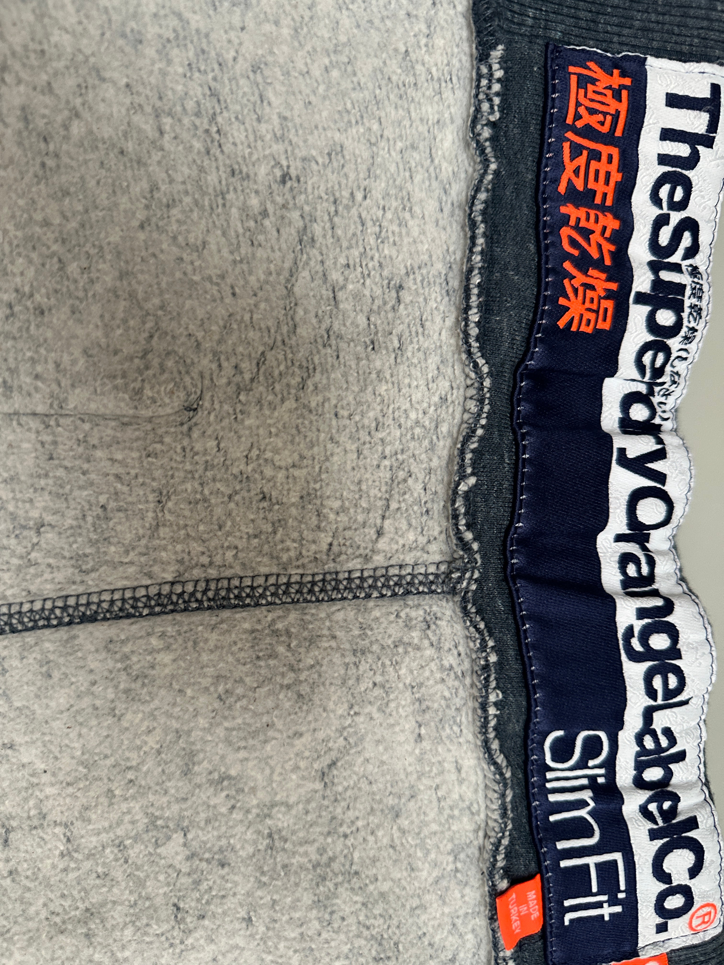 Superdry orange label slim fit joggers - size S