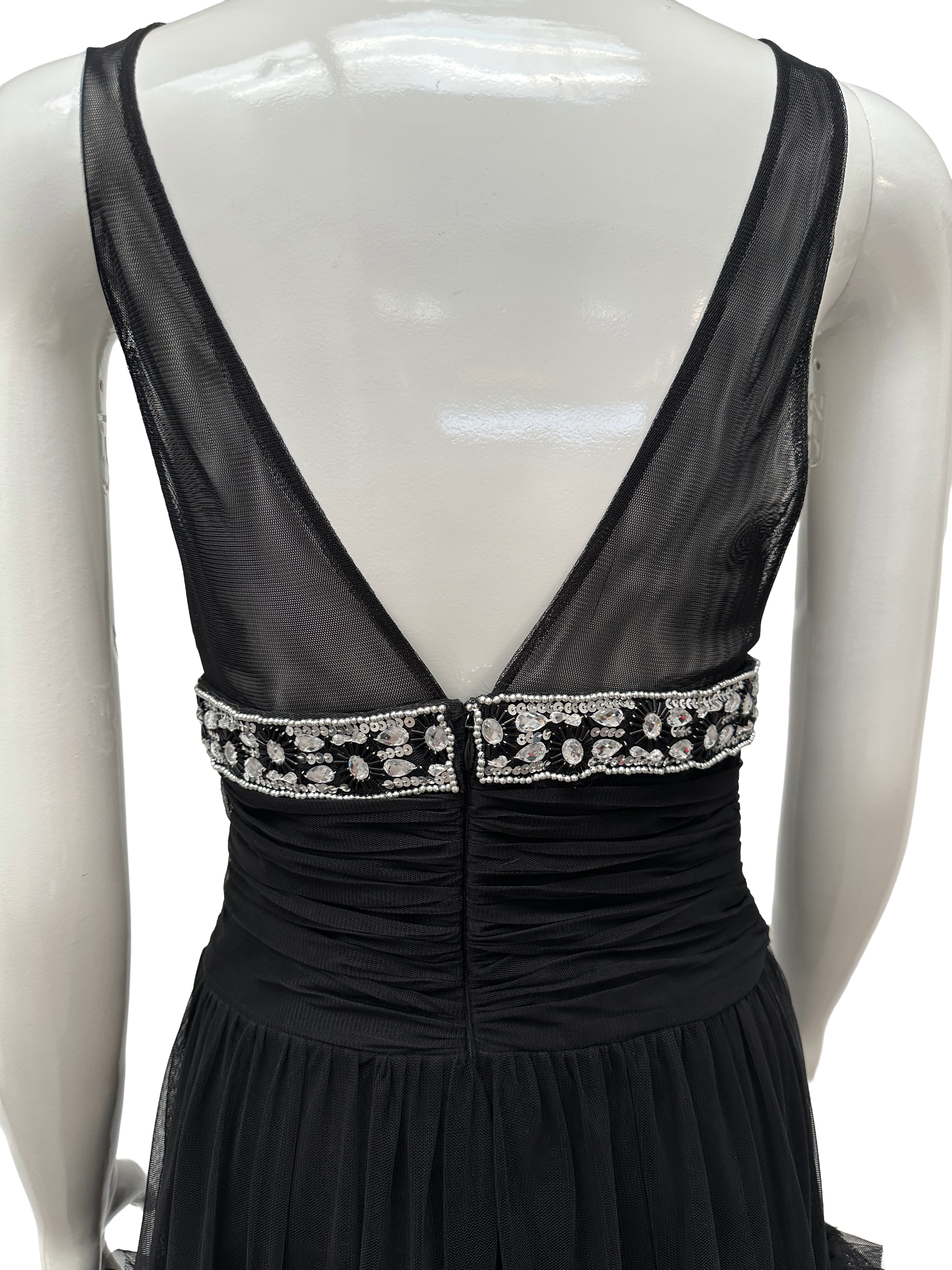 Mango Limited Edition By Zuhair Murad black long dress - size 34