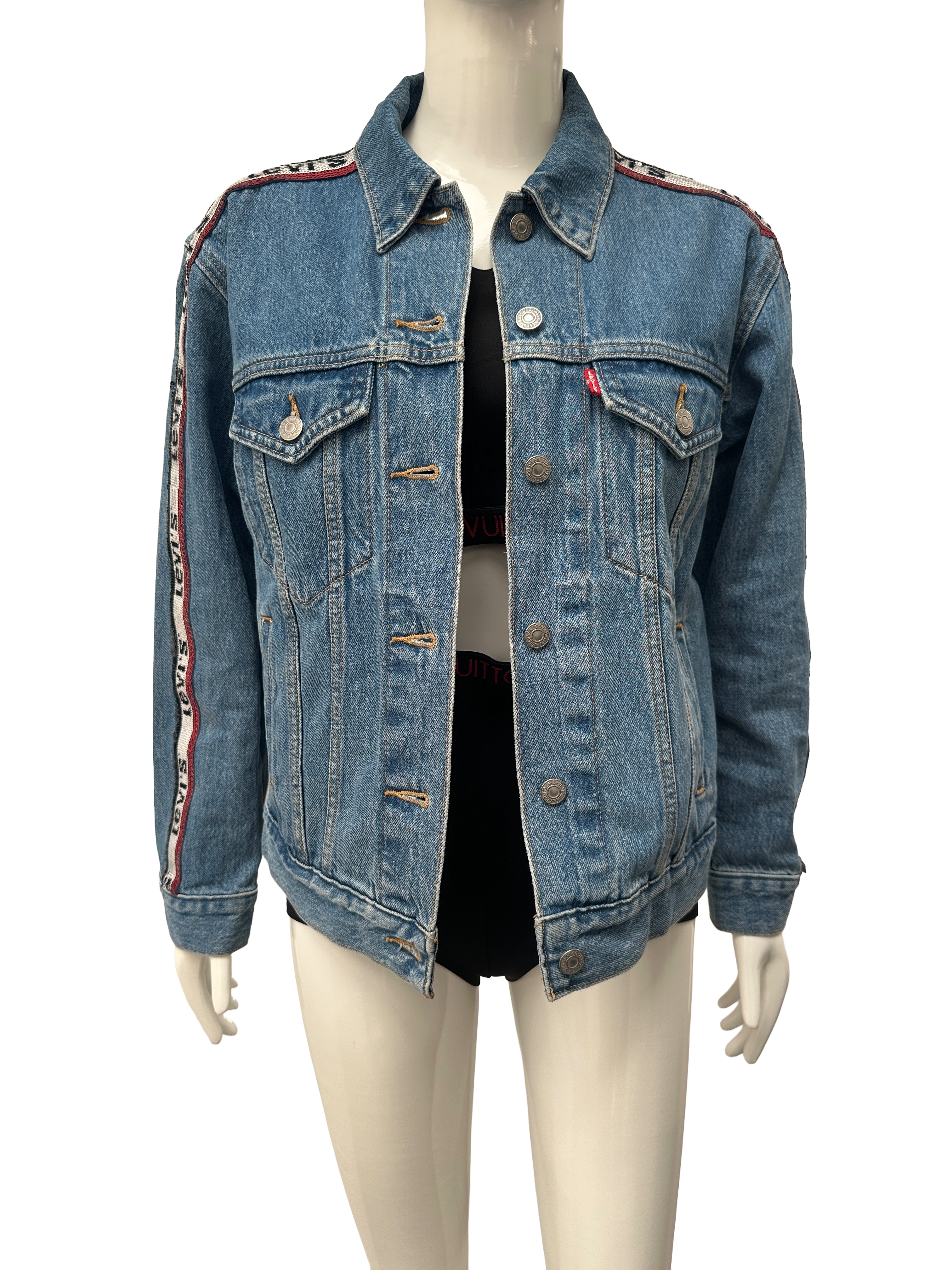 Levi's premium logotape denim jacket - size S