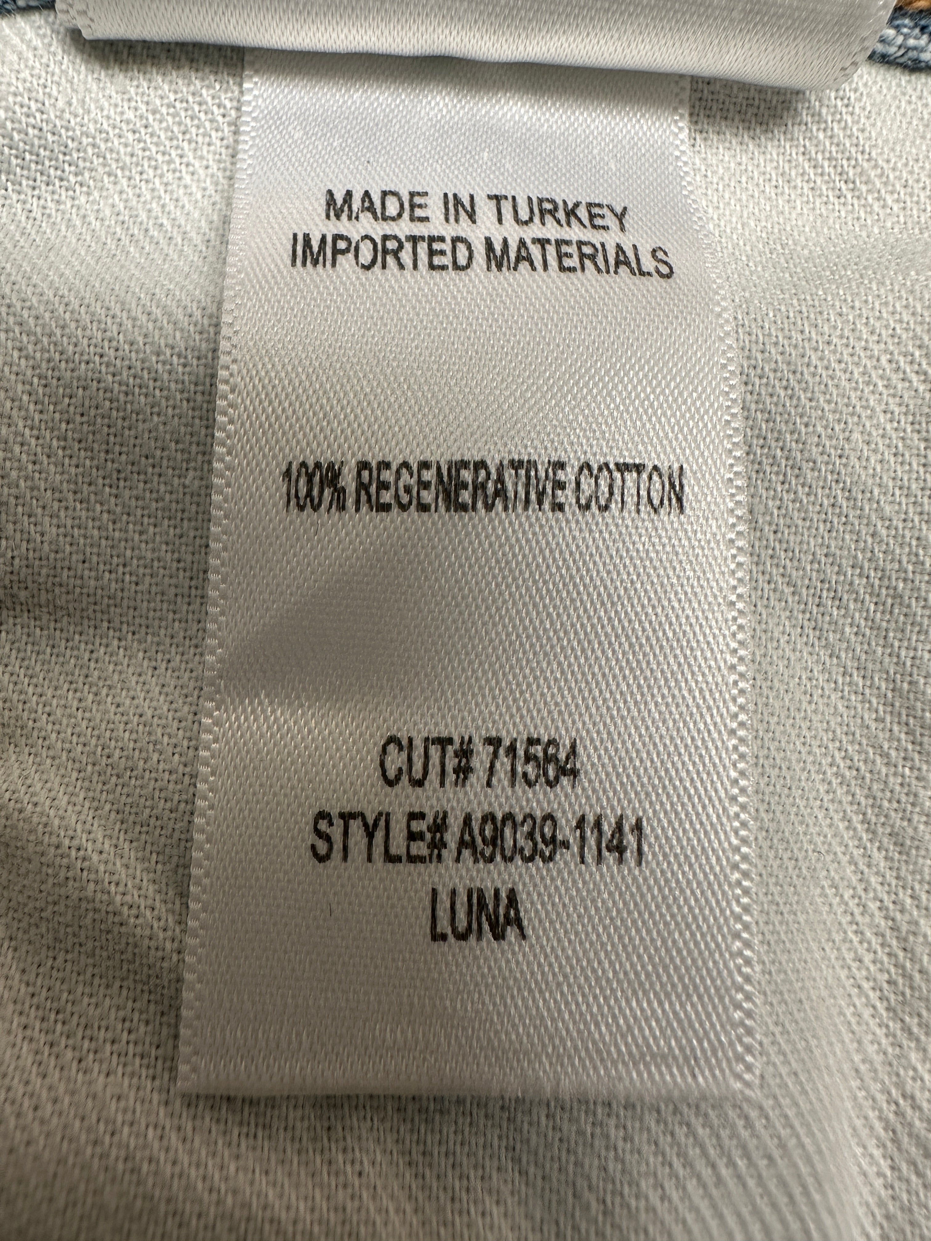 Agolde Luna light blue jean - size 25