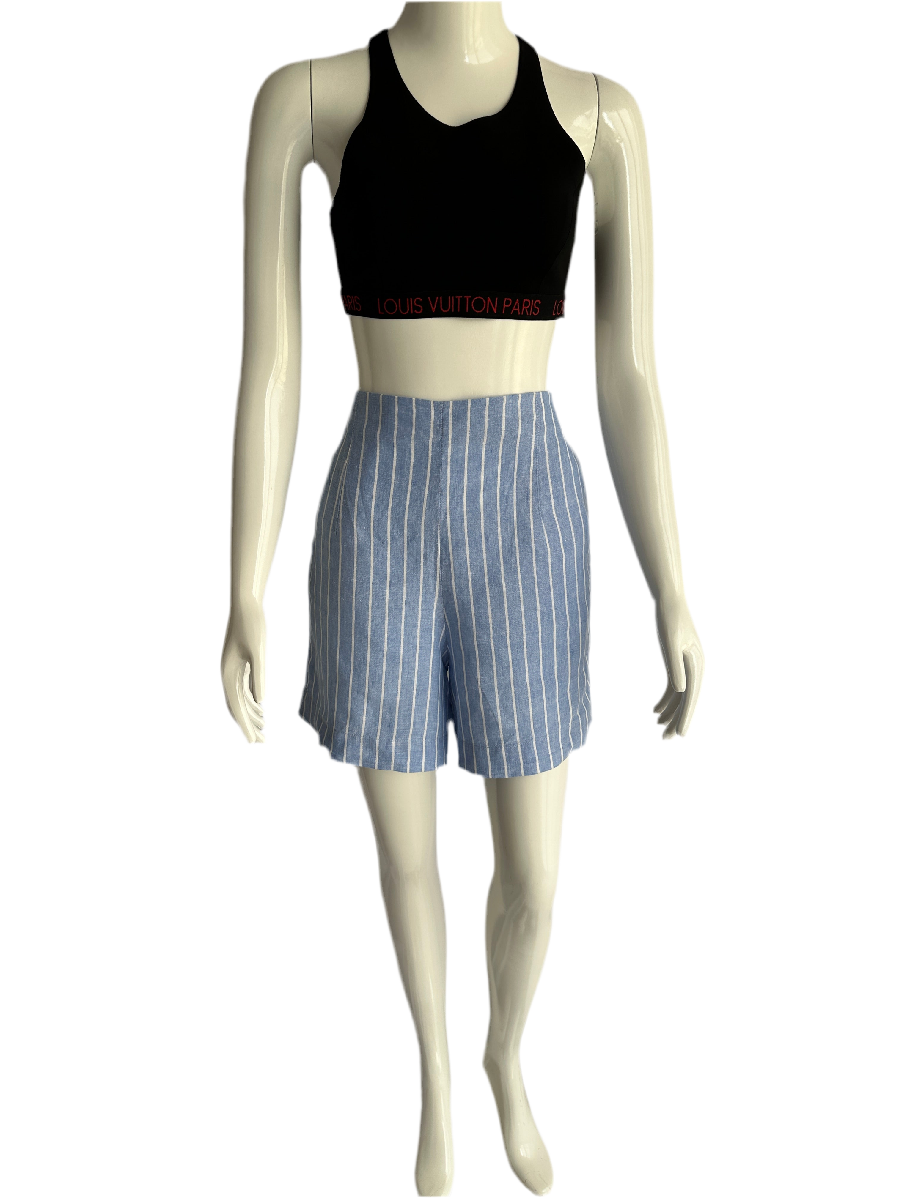 Zyga blue and white striped shorts - size 38