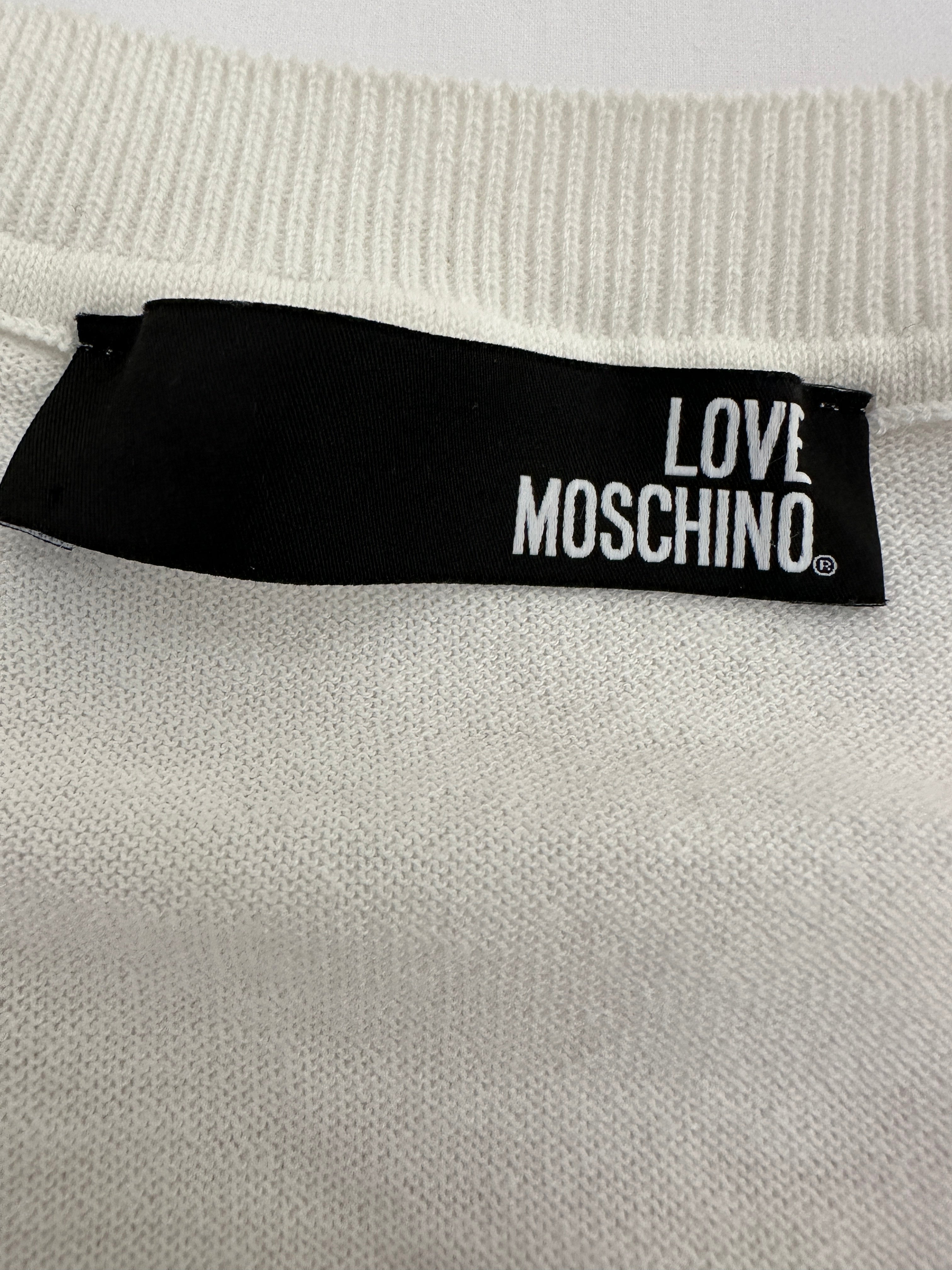 Love Moschino sleeveless top white - size 36