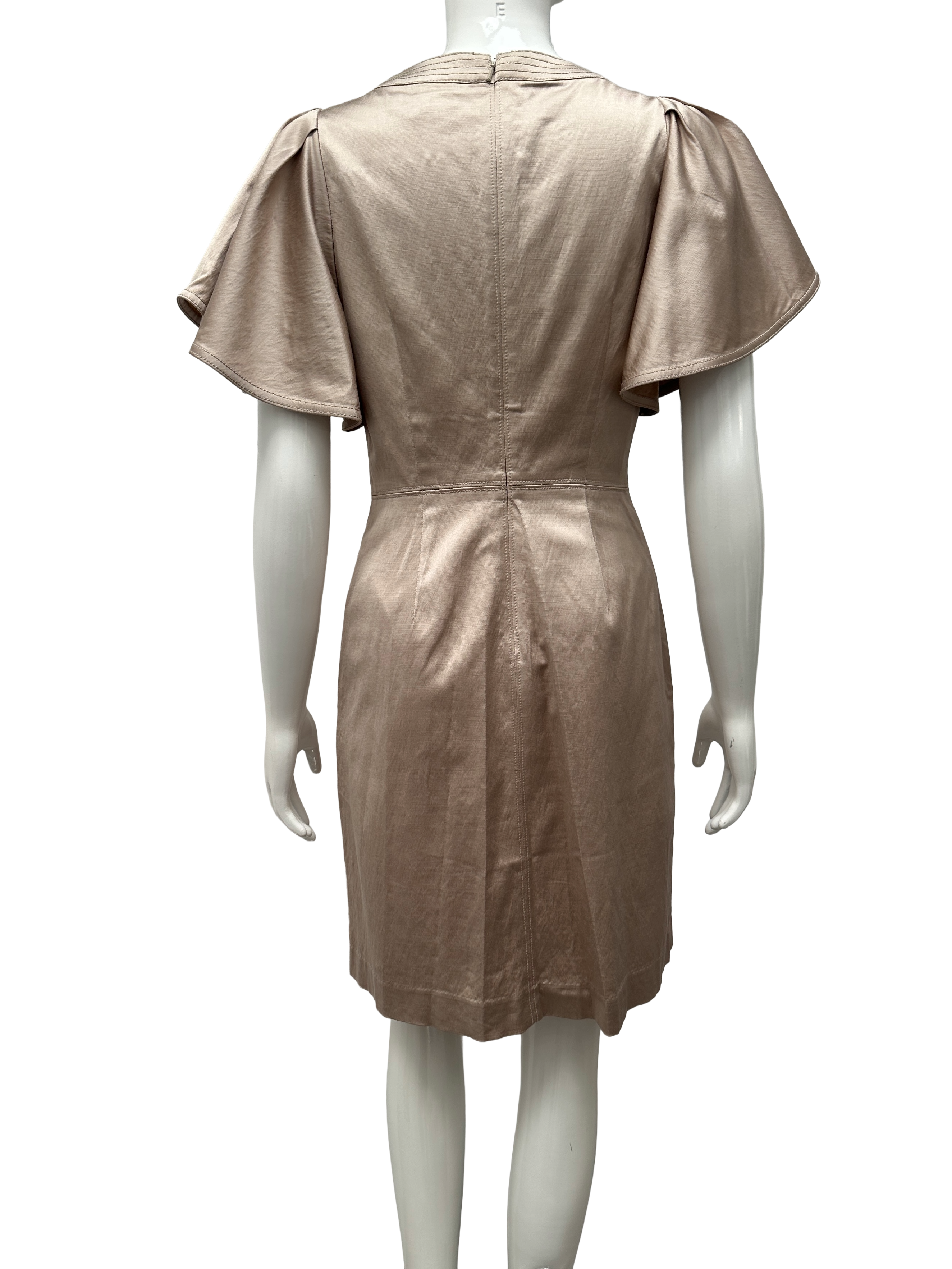 Banana Republic gold short dress - size 34