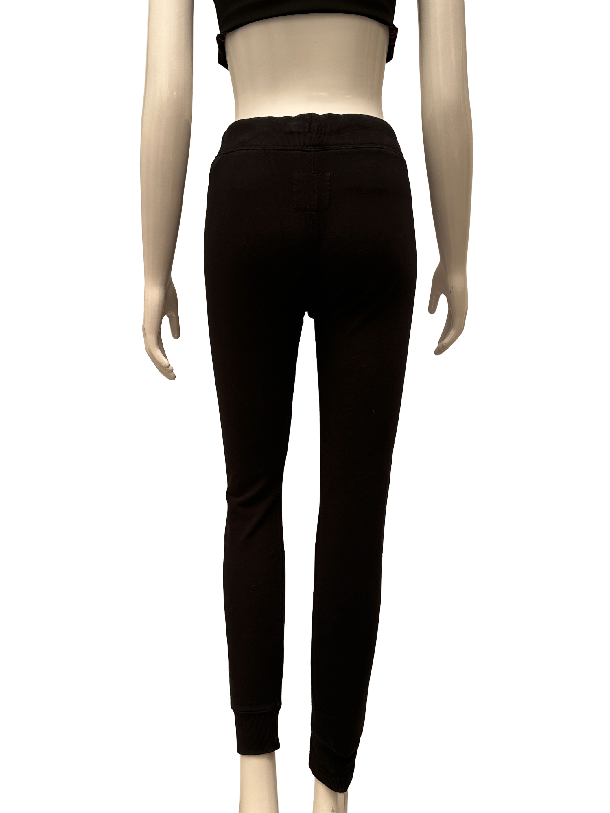 Jack Wills black jogging with white details - size 36